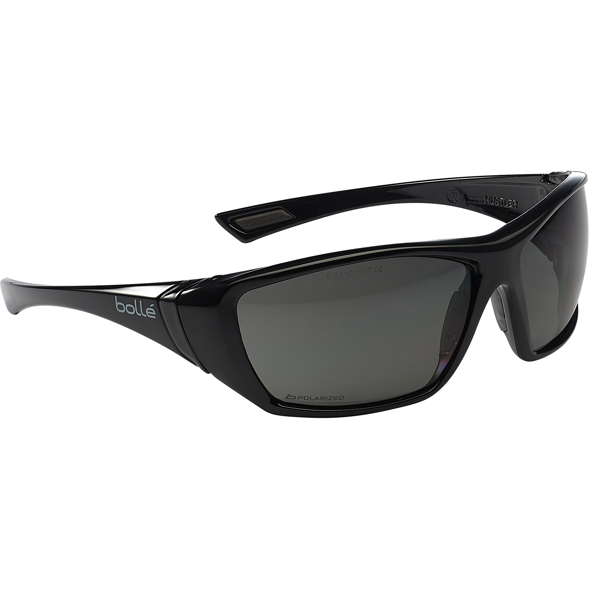 Lunettes de sécurité enveloppantes et hydrophobes Hustler, Lentille Fumée, Antibuée/Anti-égratignures, Répond ou surpasse la norme CSA Z94.3