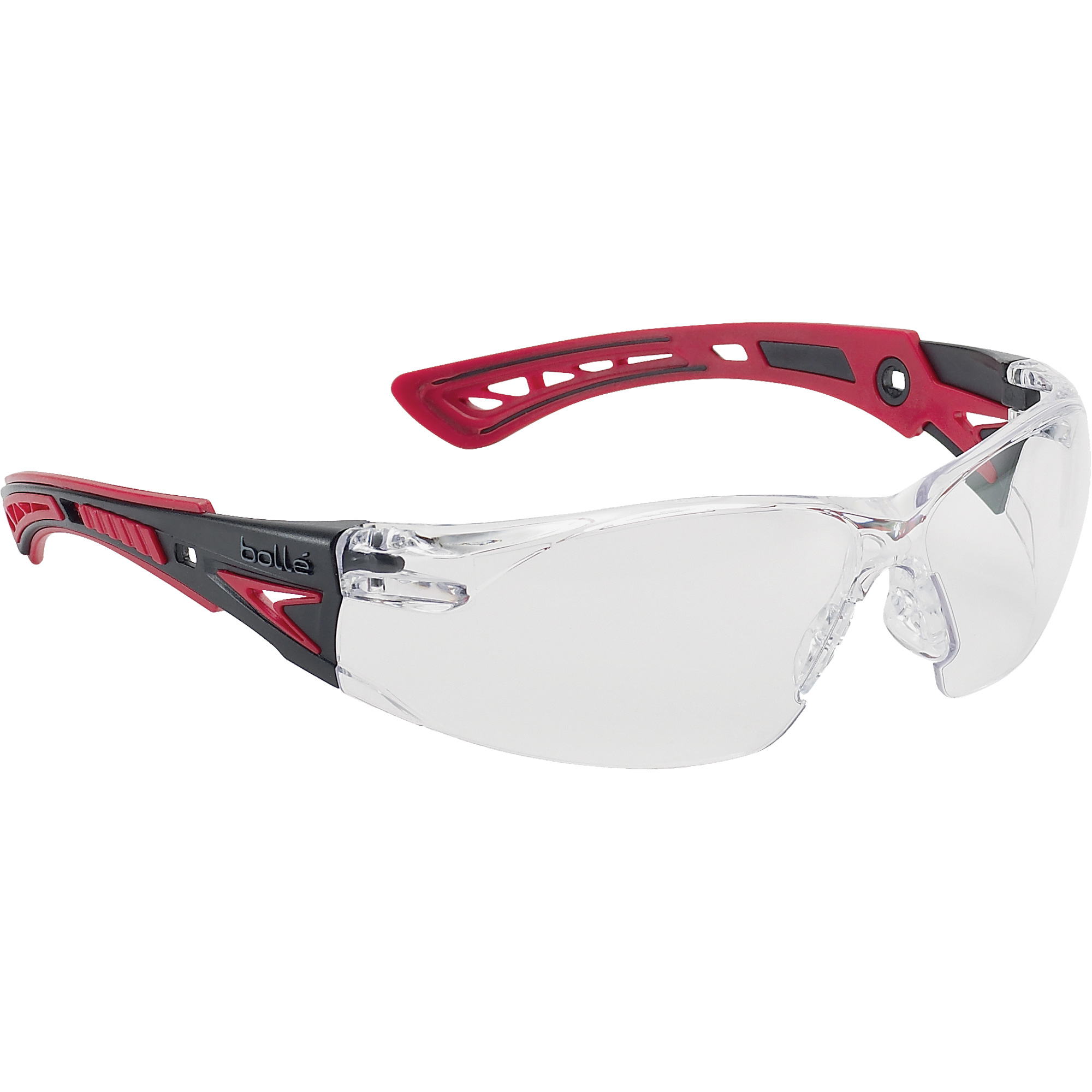 Lunettes de sécurité Rush+, Lentille Transparent, Antibuée/Anti-égratignures, Répond ou surpasse la norme CSA Z94.3