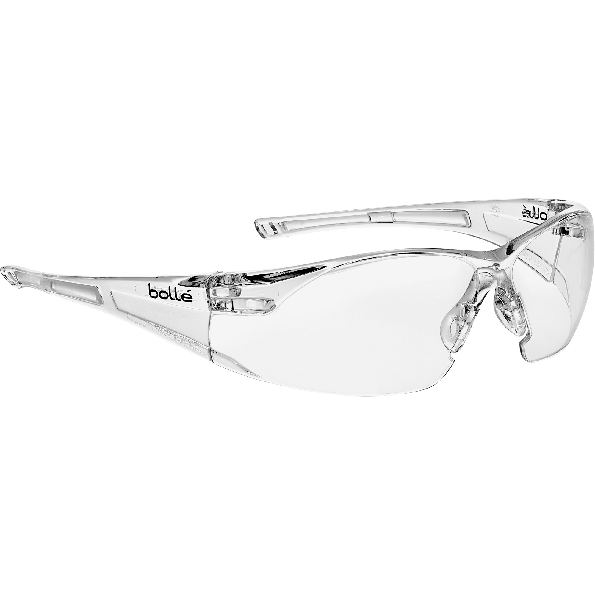 Lunettes de sécurité Rush, Lentille Transparent, Antibuée/Anti-égratignures, Répond ou surpasse la norme CSA Z94.3