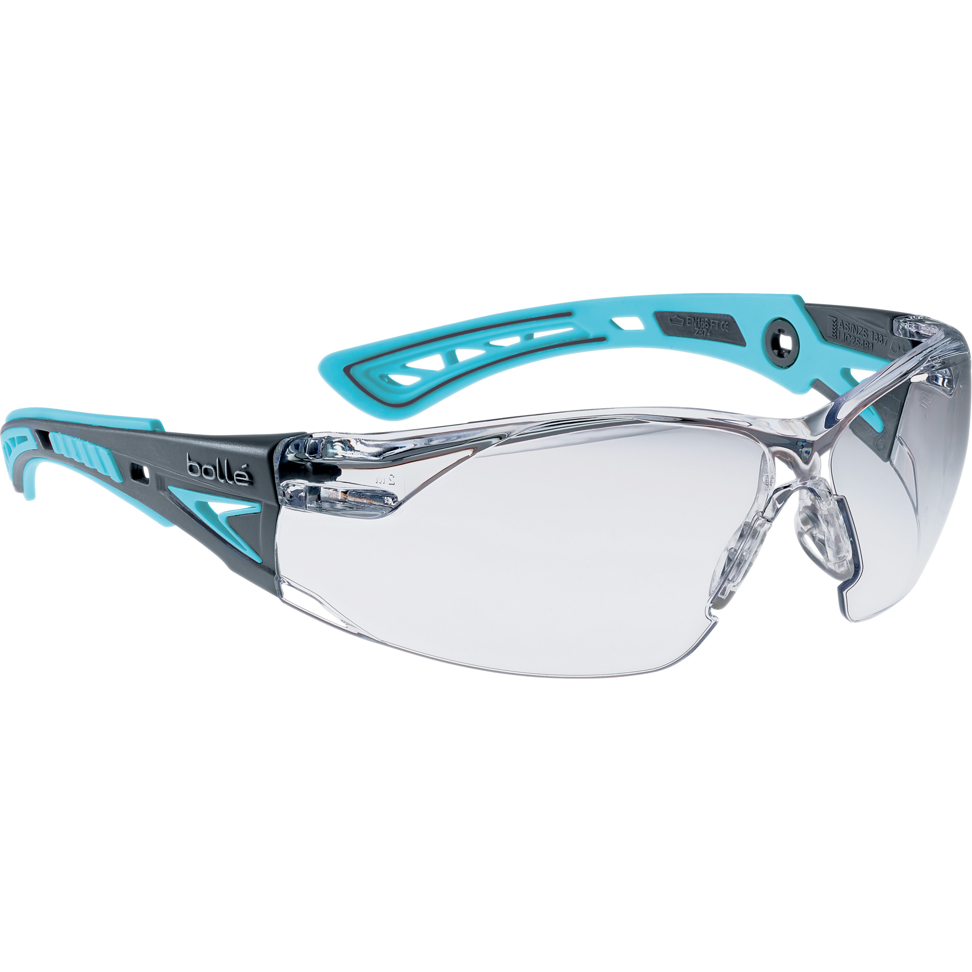 Lunettes de sécurité Rush+, Lentille Transparent, Antibuée/Anti-égratignures