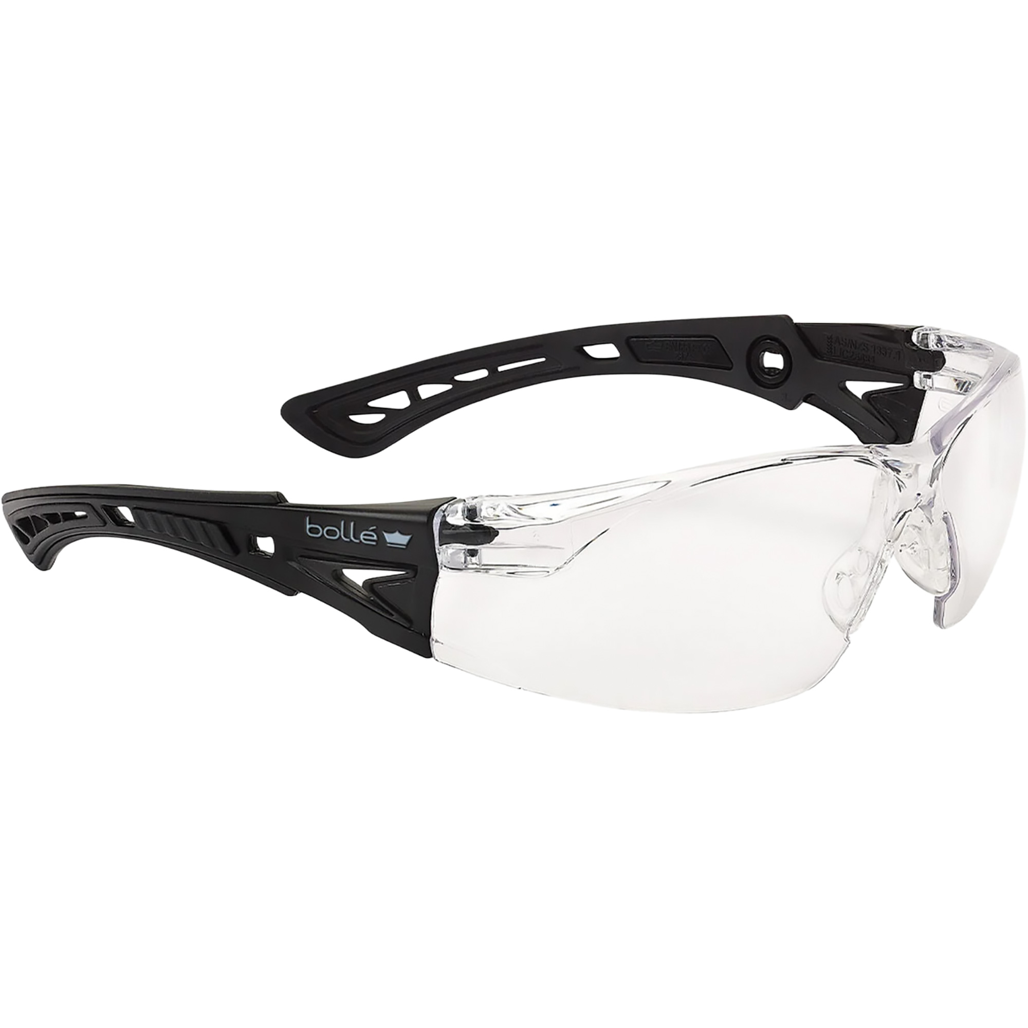 Lunettes de sécurité Rush + Petit BSSI, Lentille Transparent, Antibuée/Anti-égratignures, ANSI Z87+