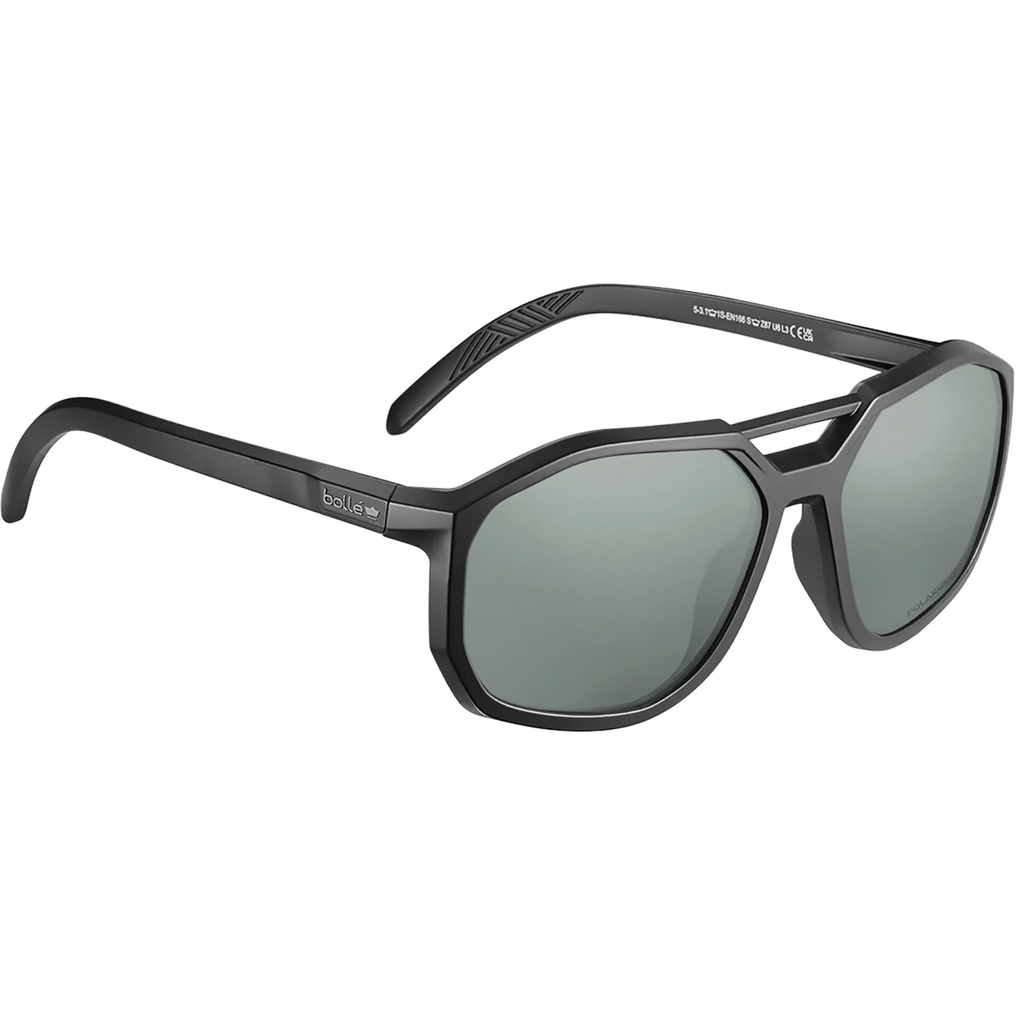 Lunettes de soleil Atlus, Lentille Fumée, Antibuée/Antireflet/Anti-égratignures, ANSI Z87+