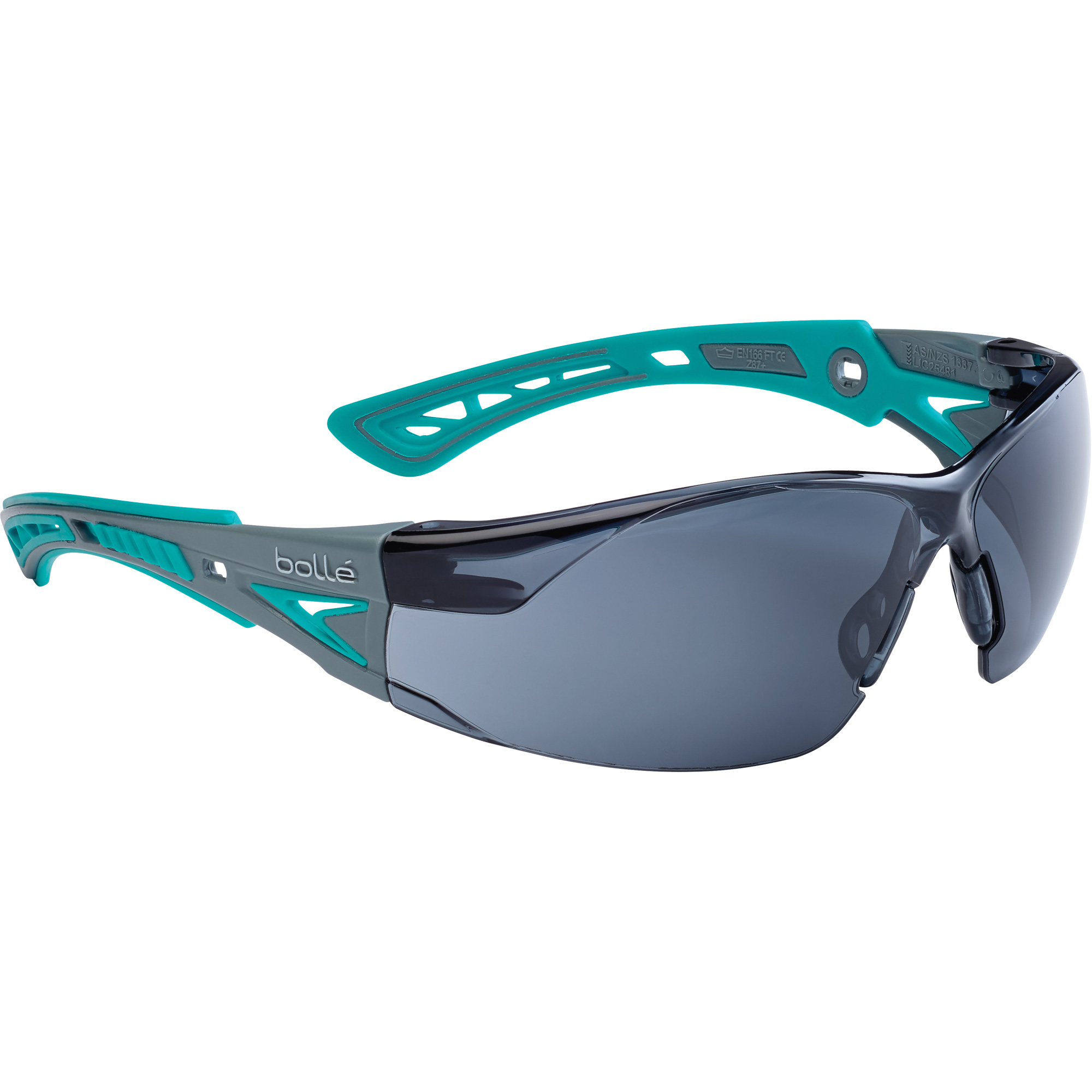 Petites lunettes de sécurité RUSH+, Lentille Fumée, Antibuée/Anti-égratignures