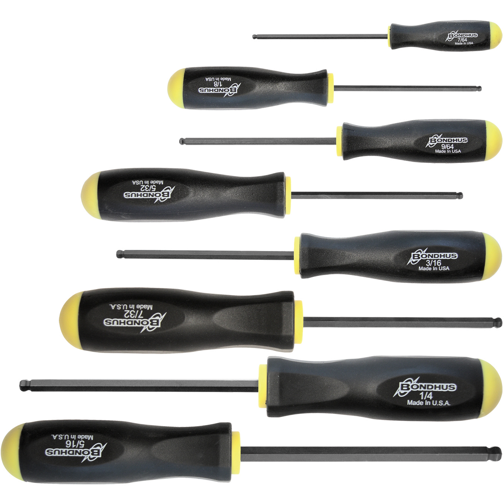 Jeux de tournevis ball driver - SAE, 8 m