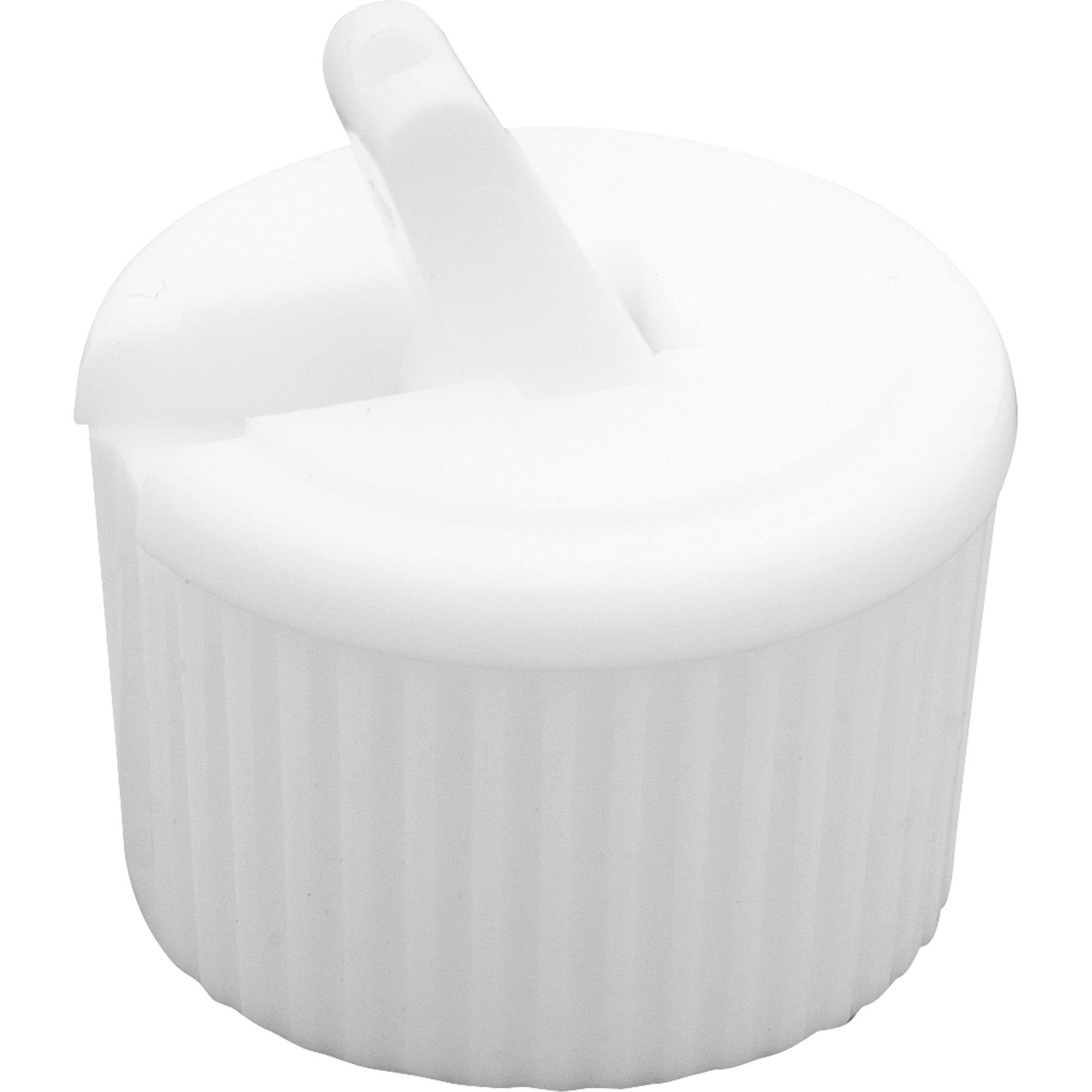 Bouchon blanc à orifice pivotant