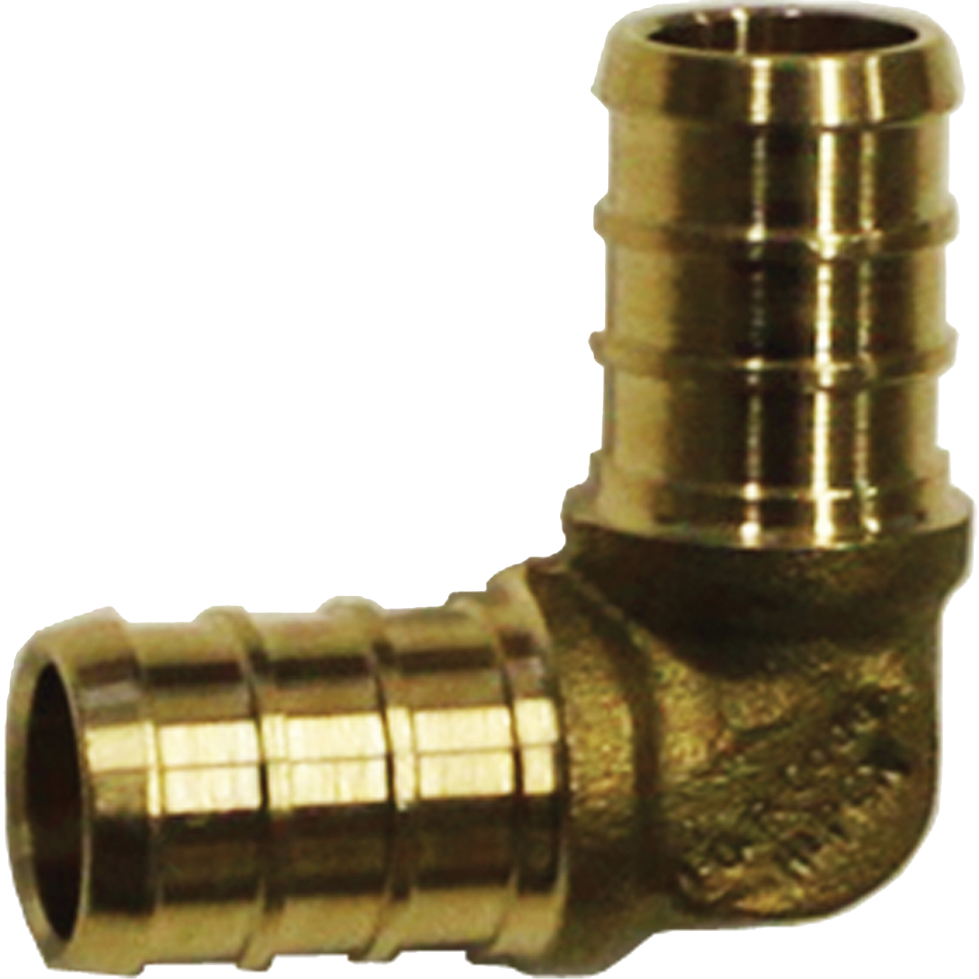 Raccord 90° sans plomb, Braser femelle x cannelé, Laiton, 3/4"