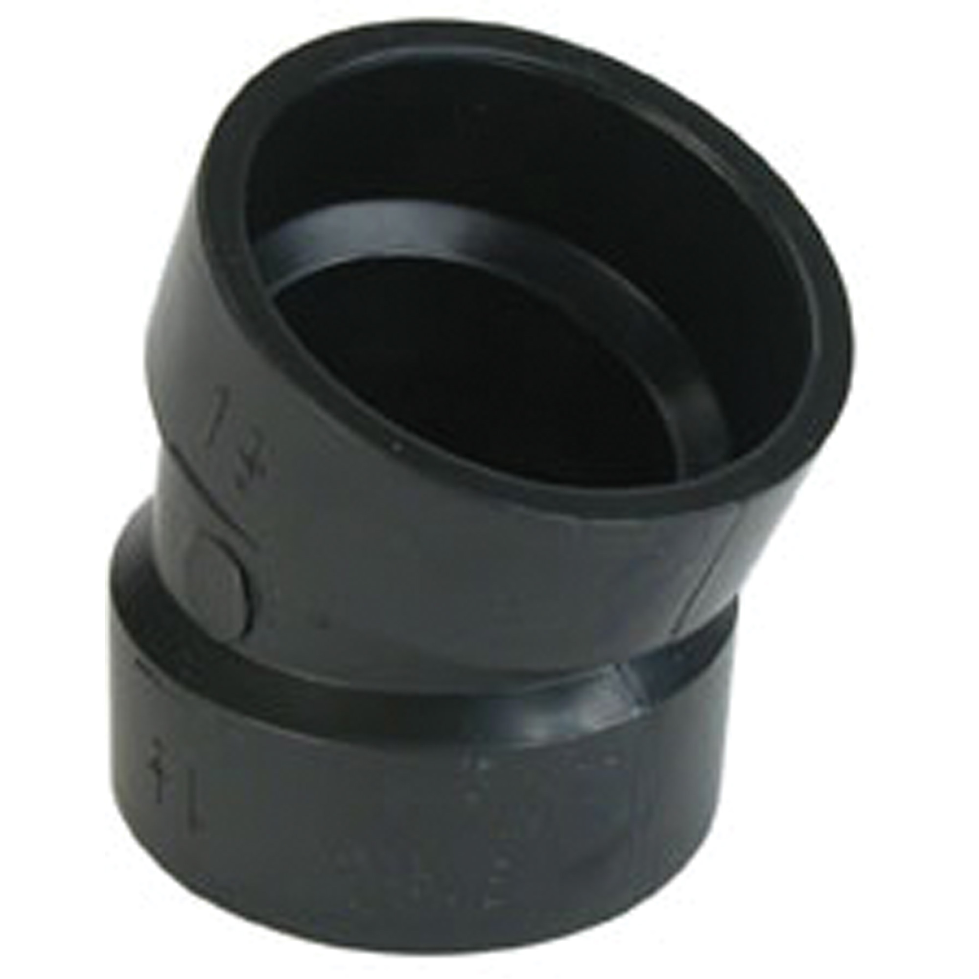 Raccord coude, Noeud x noeud, Plastique, 1-1/2"