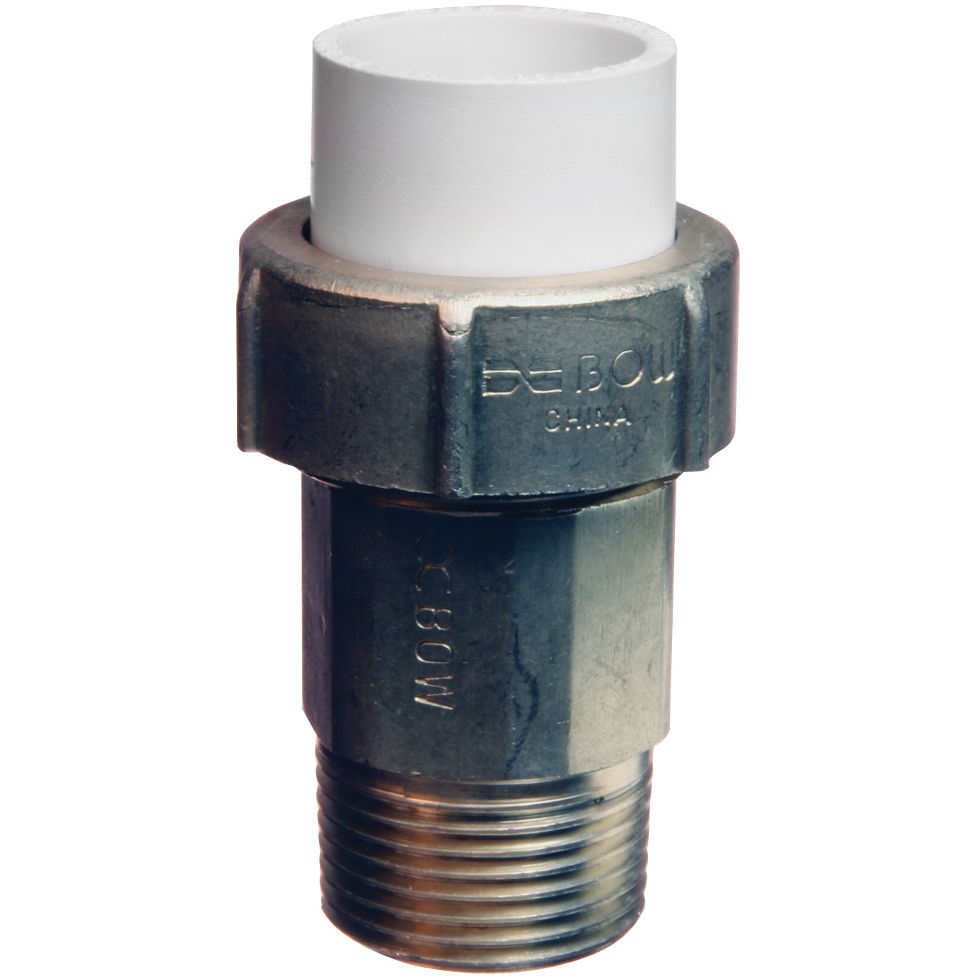 Raccord union, 1" x 3/4", Laiton/PVC-C, Embout femelle x PEX cannelé