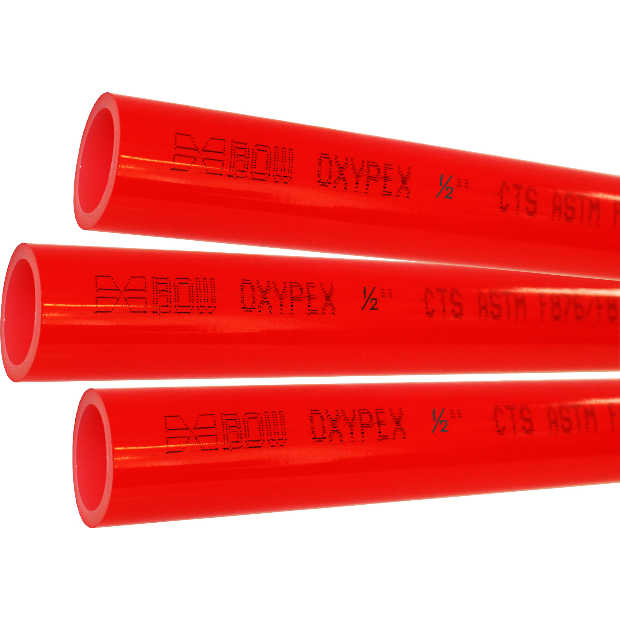 Tube de barrière à l'oxygène en polyéthylène réticulé, Plastique, 20' lo x 0,5" dia.