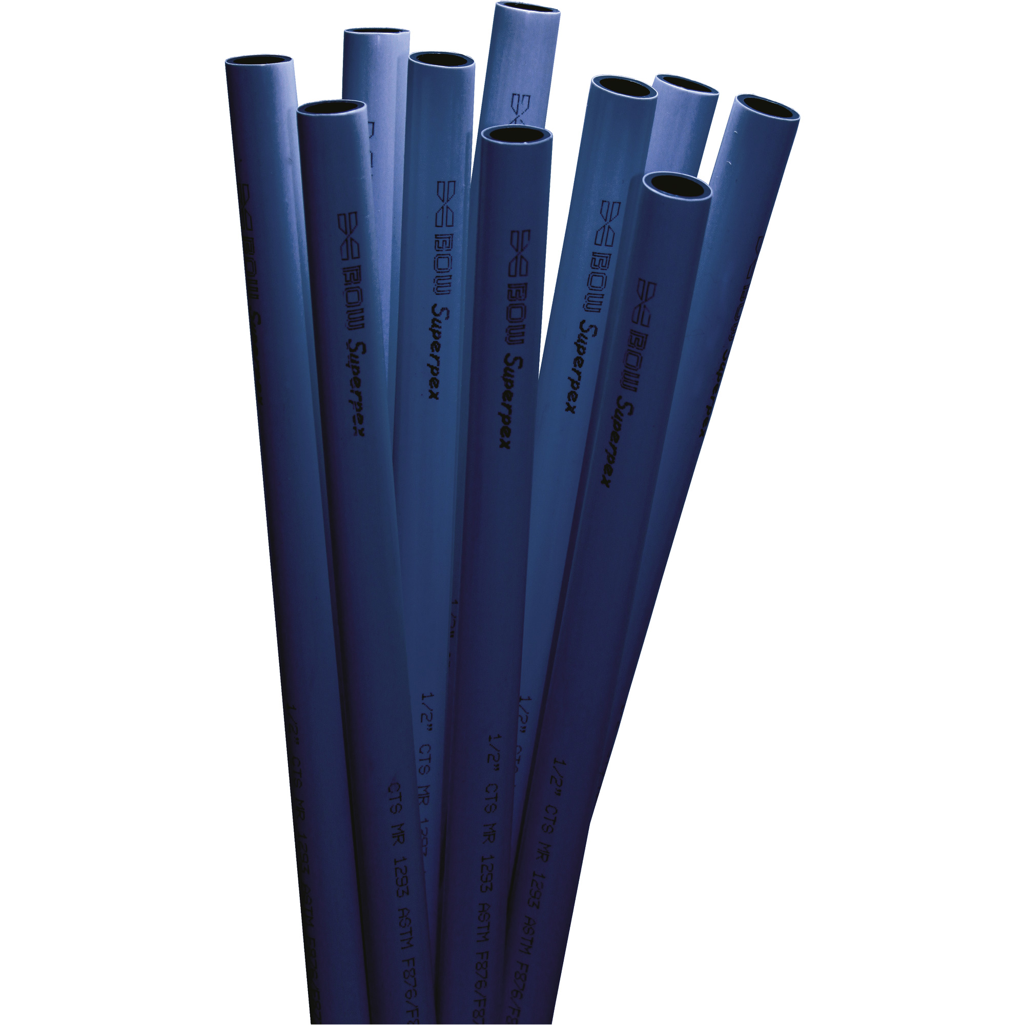 Tuyau pour eau froide Superpex, Plastique, 12' lo x 0,5" dia.