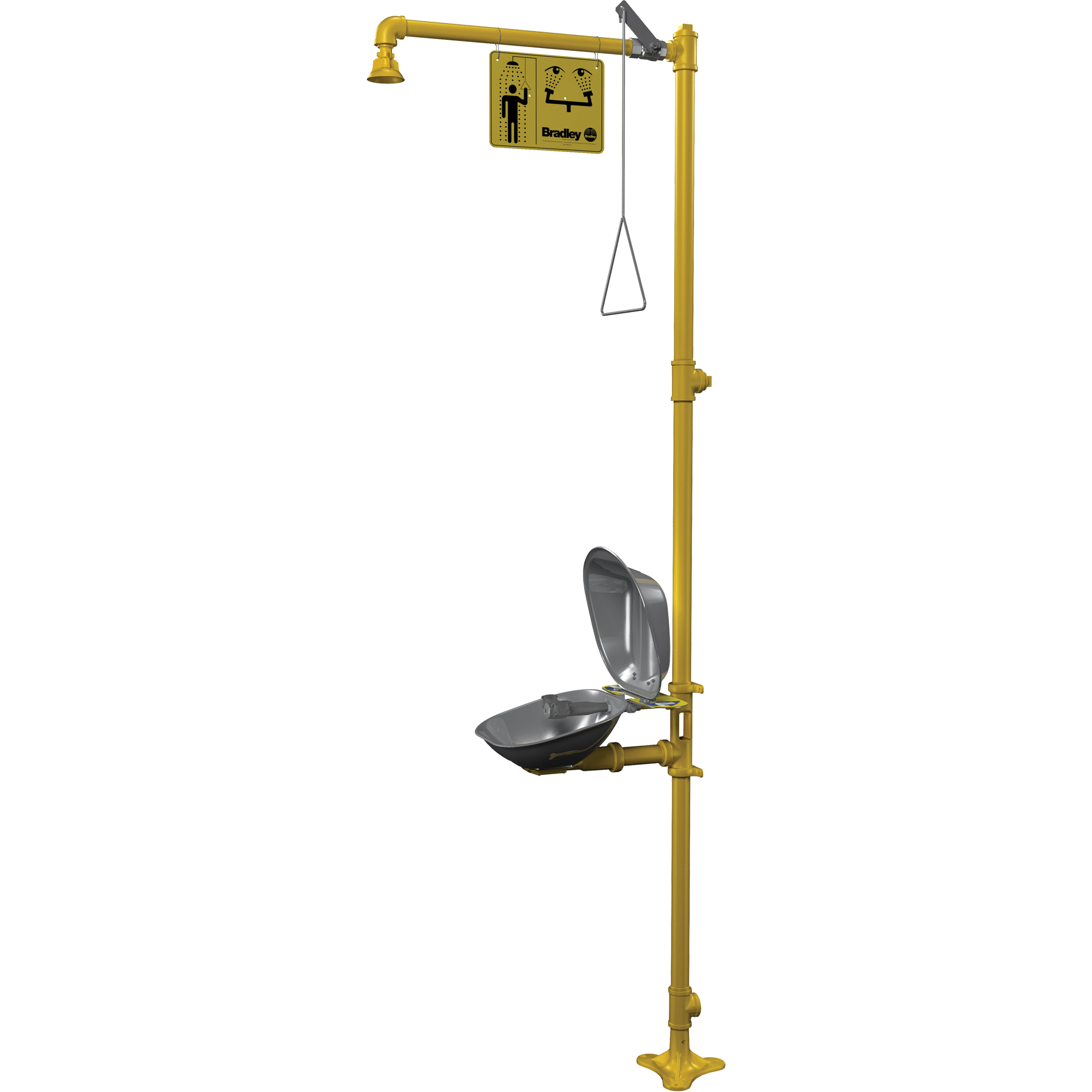 Combinaison de douche d'urgence & douche oculaire HaloMC
