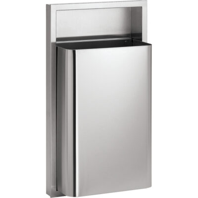 Poubelles, Acier inoxydable, 12 gal. US