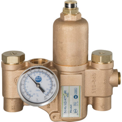 Robinet mitigeur thermostatique pour luminaires d’urgence Navigator EFX20, 30 gal./min