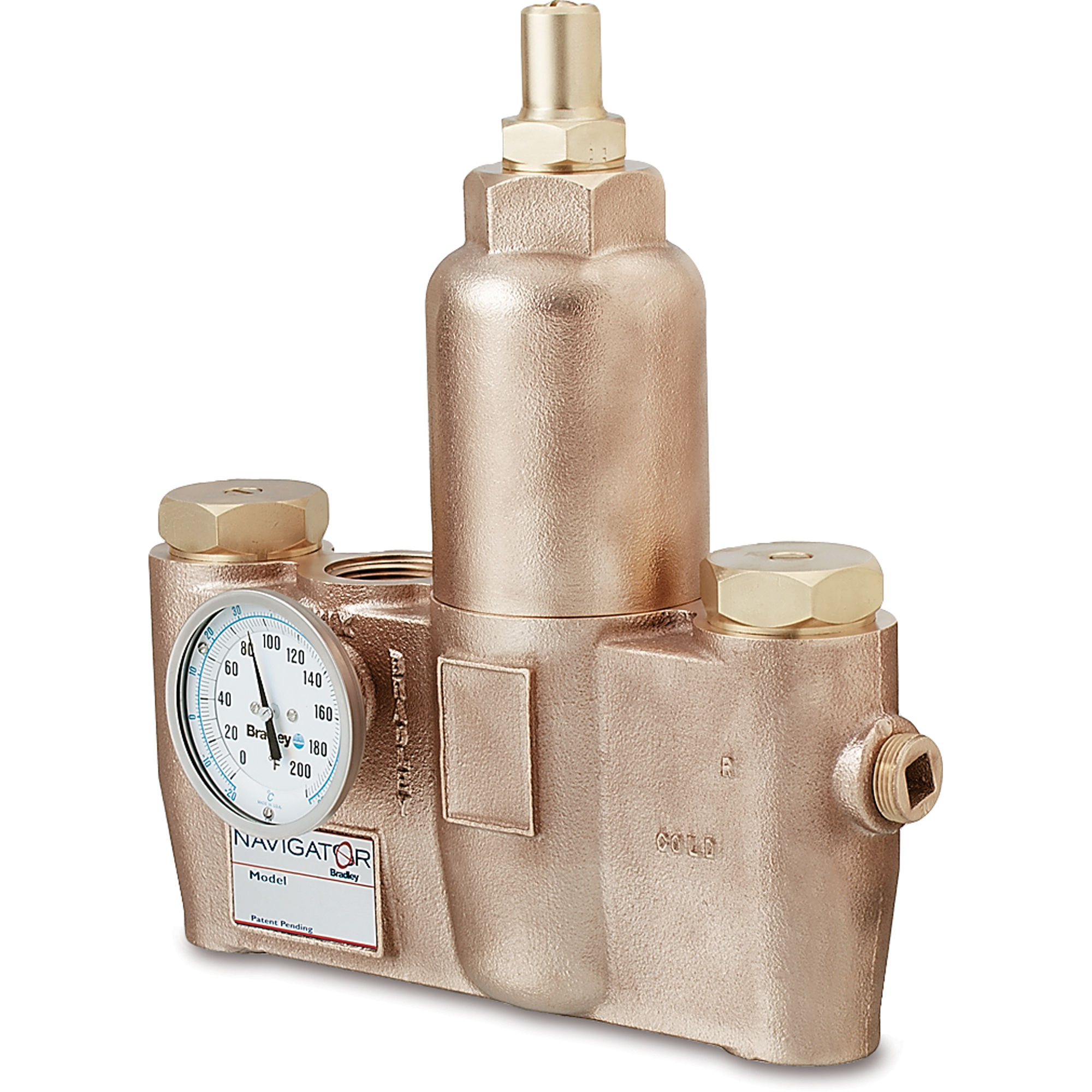 Vannes de mélange thermostatiques, 54 gal./min