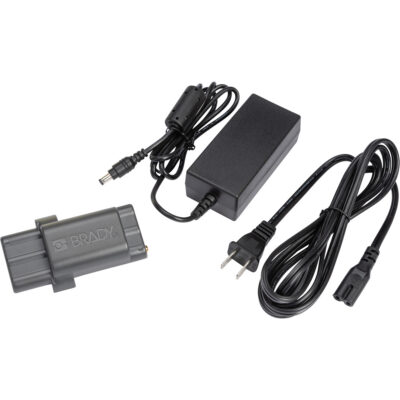 Bloc-pile au lithium-ion et adaptateur c.a. pour imprimante d’étiquettes portative M210