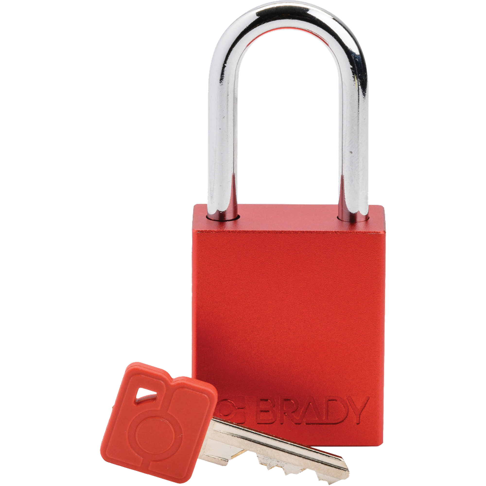 Cadenas de sécurité, Cadenas de sécurité, Clés différentes, Aluminium, Largeur de 1-1/2"