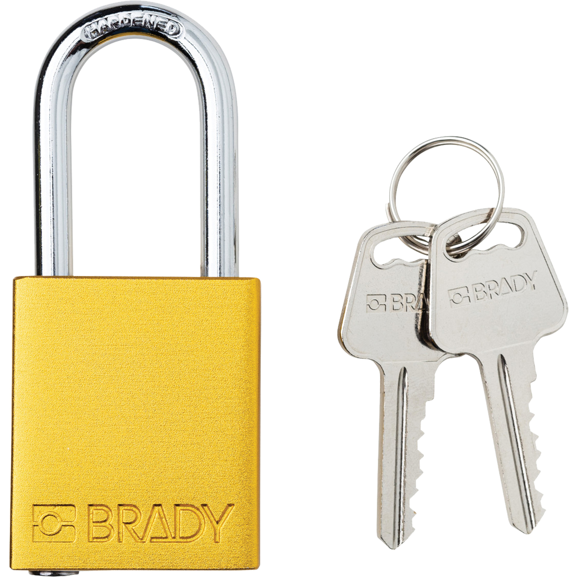 Cadenas de sécurité, Cadenas de sécurité, Clés différentes, Aluminium, Largeur de 1-1/2"