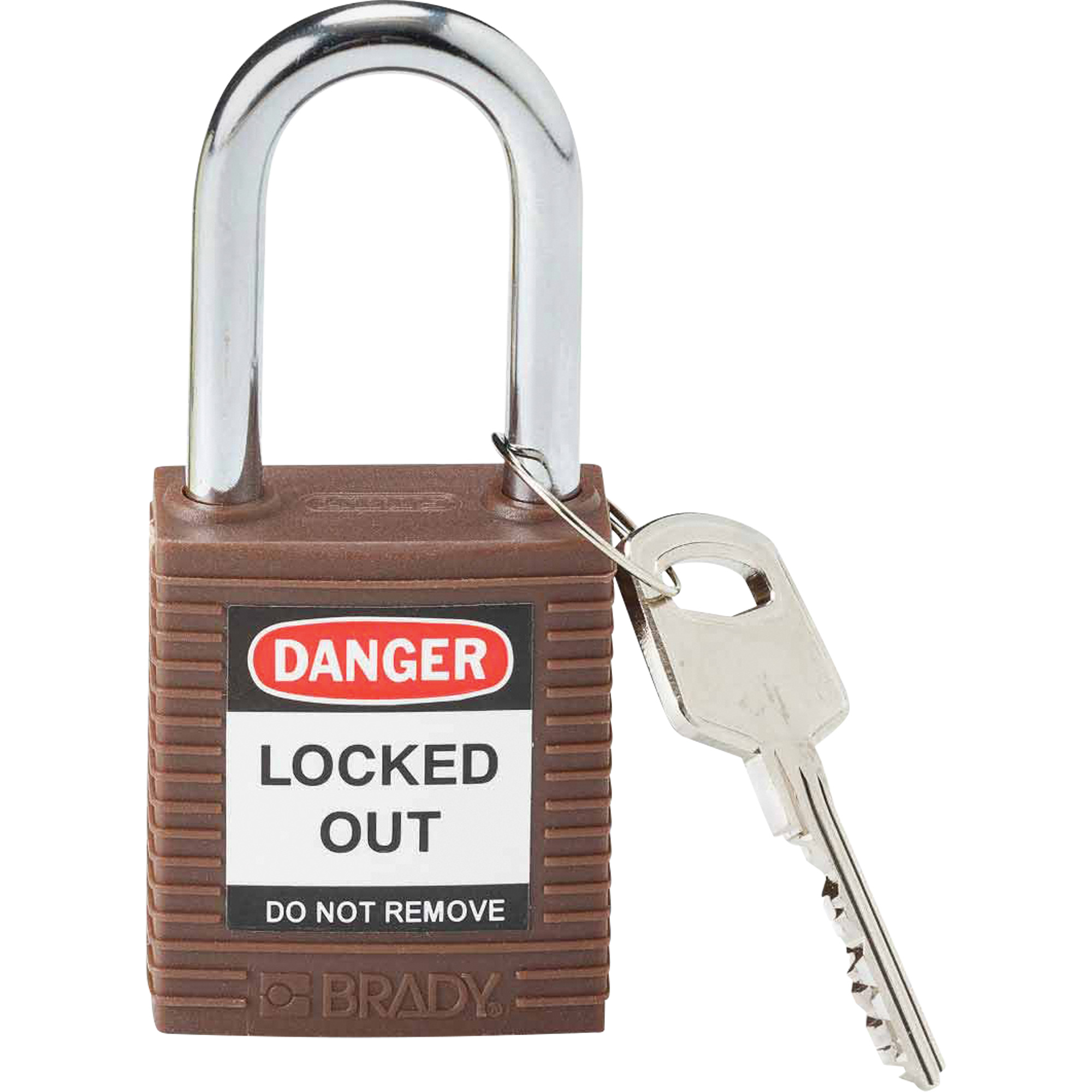 Cadenas de sécurité, Cadenas de sécurité, Clés différentes, Nylon, Largeur de 1-1/2"