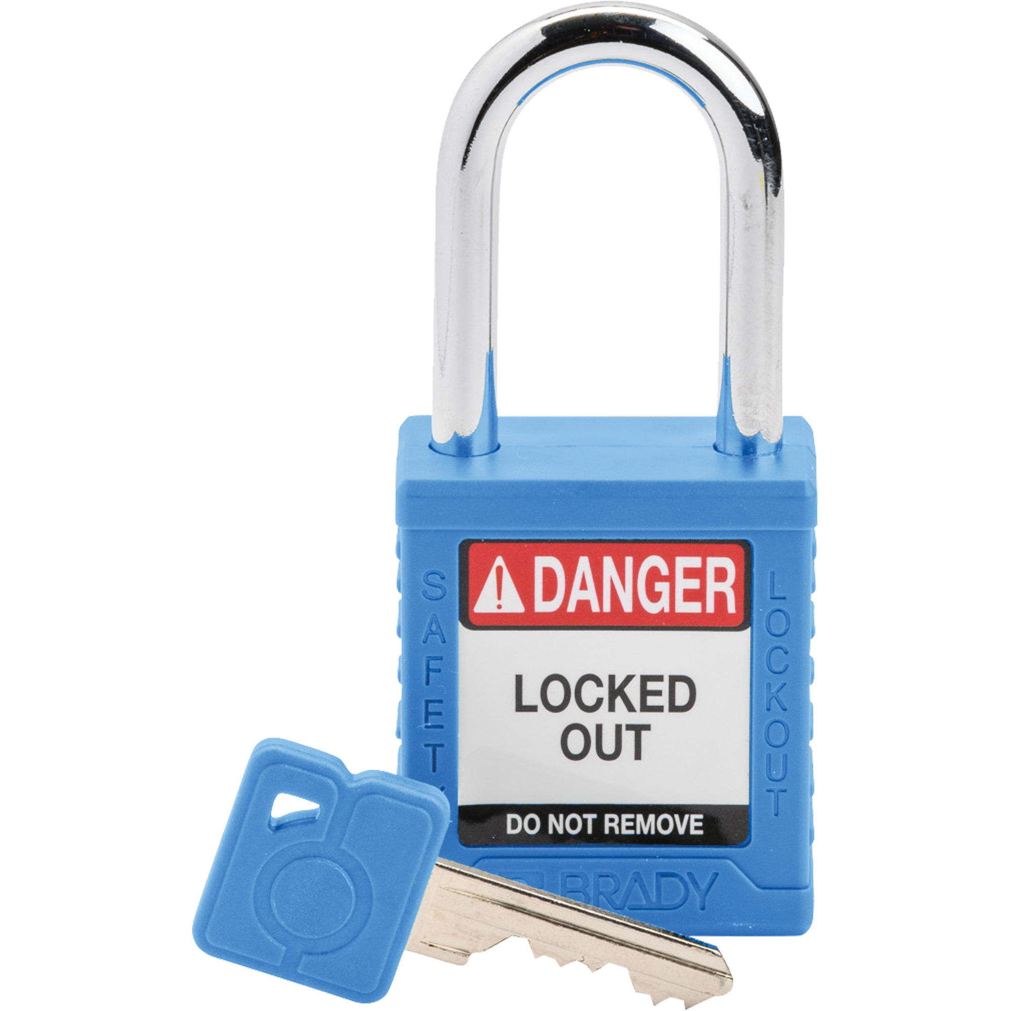 Cadenas de sécurité compacte, Cadenas de sécurité, Clés différentes, Nylon, Largeur de 1-1/2"