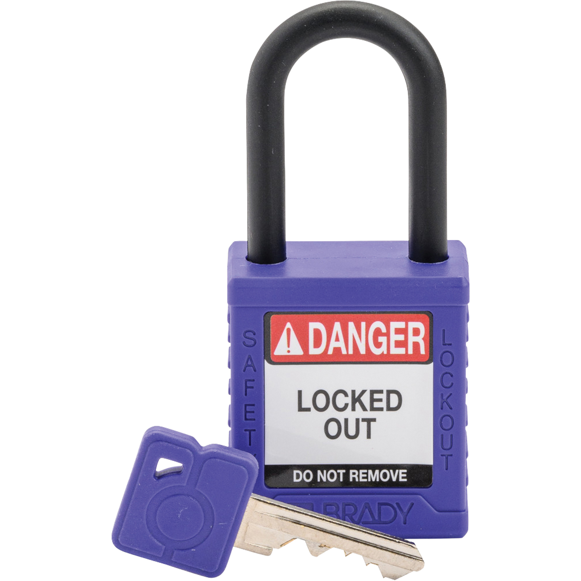 Cadenas de sécurité Velocity, Cadenas de sécurité, Clés différentes, Nylon, Largeur de 1-1/2"