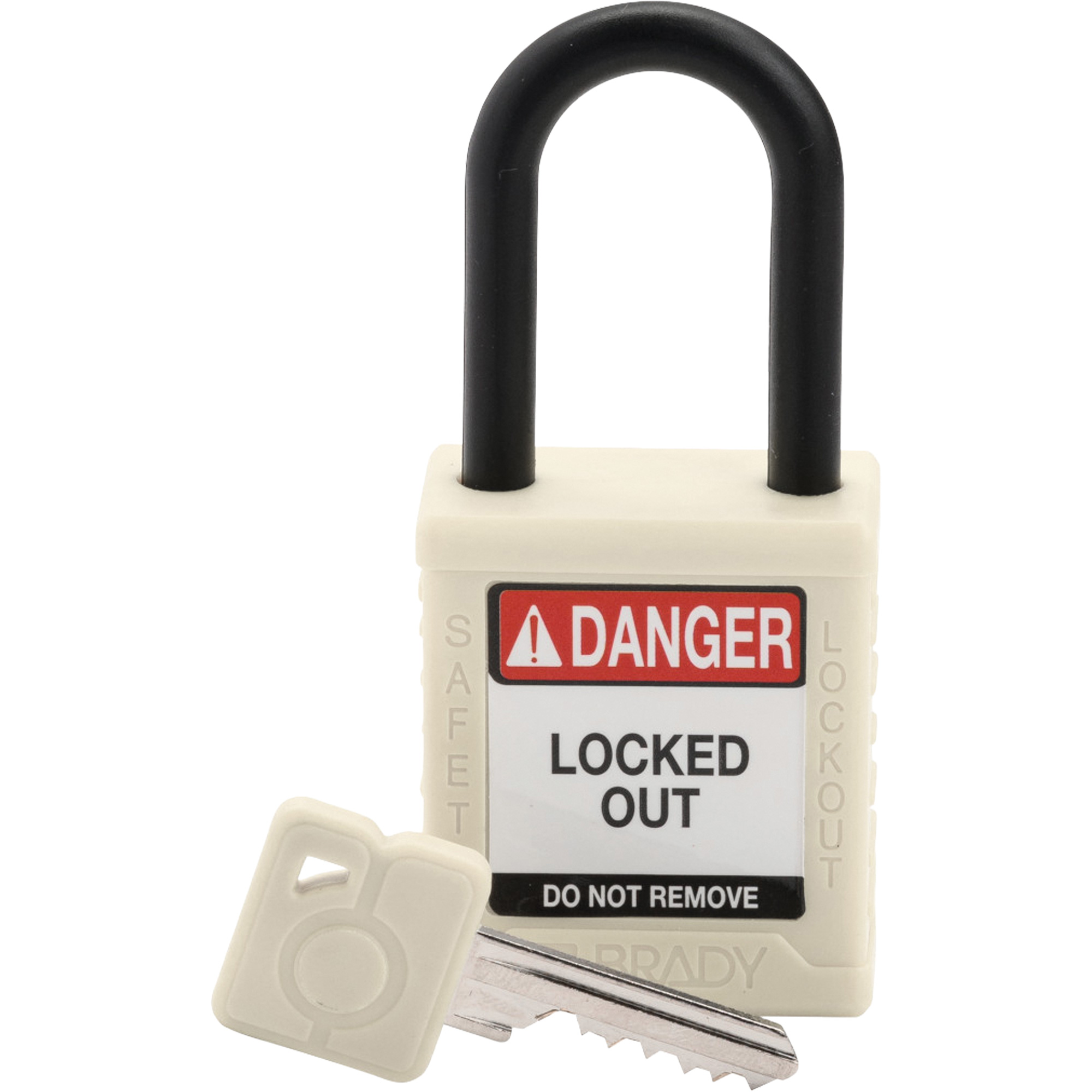 Cadenas de sécurité Velocity, Cadenas de sécurité, Clés différentes, Nylon, Largeur de 1-1/2"