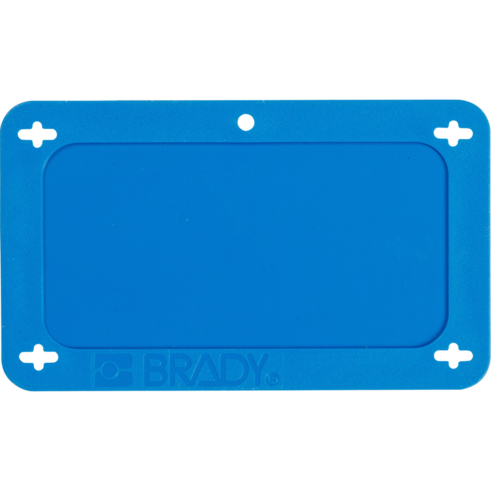 Étiquette vierge pour vanne, Plastique, 3-3/4" la x 2-1/4" h