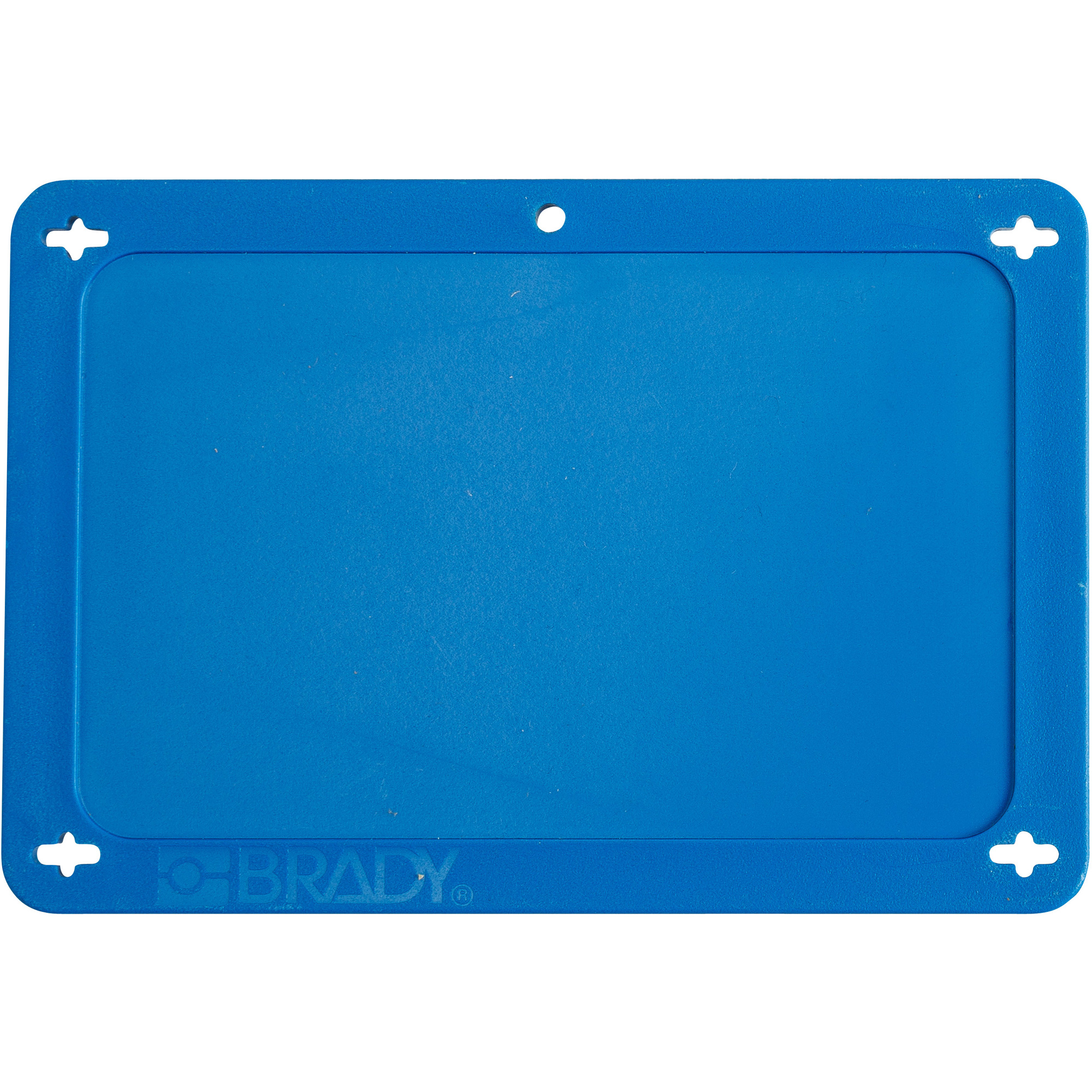 Étiquette vierge pour vanne, Plastique, 4-3/4" la x 3-1/4" h
