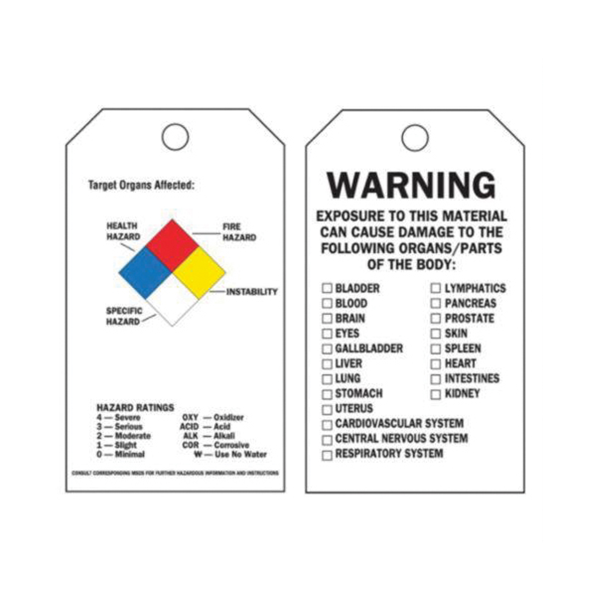 Étiquettes auto-plastifiantes du droit à l'information, Polyester, 3" la x 5-3/4" h, Anglais