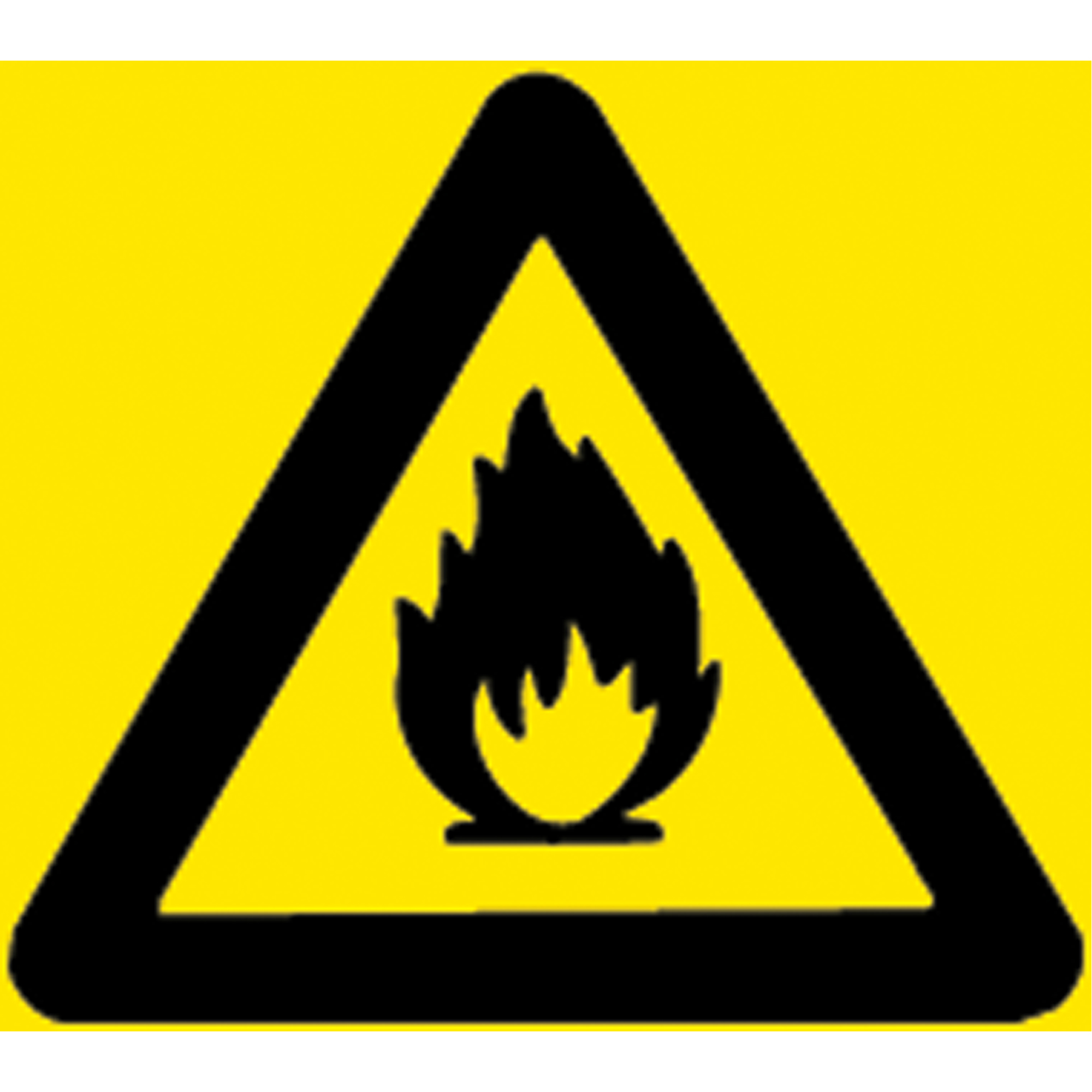 Étiquettes avec pictogramme Right to Know Inflammable, Vinyle, Feuille, 3/4" lo x 3/4" la