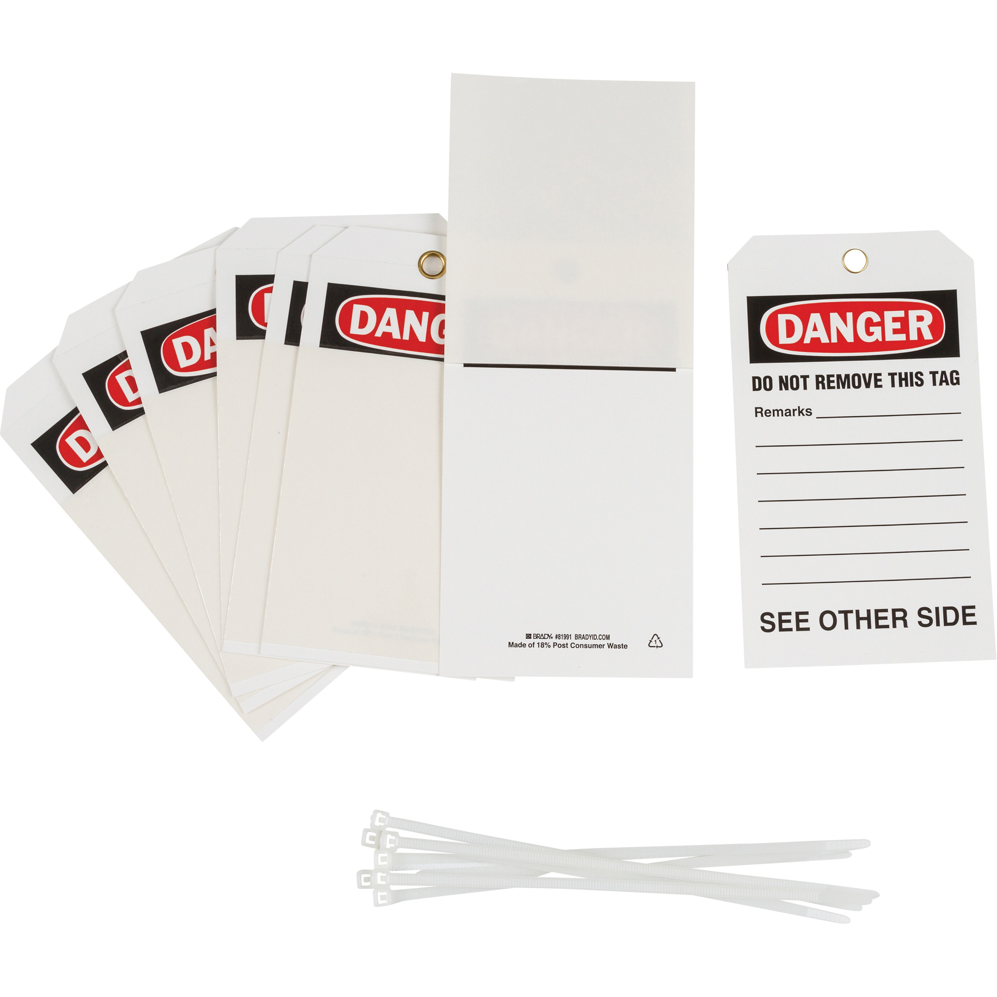 Étiquettes « Danger » autoplastifiantes, Polyester, 4" la x 7" h, Anglais