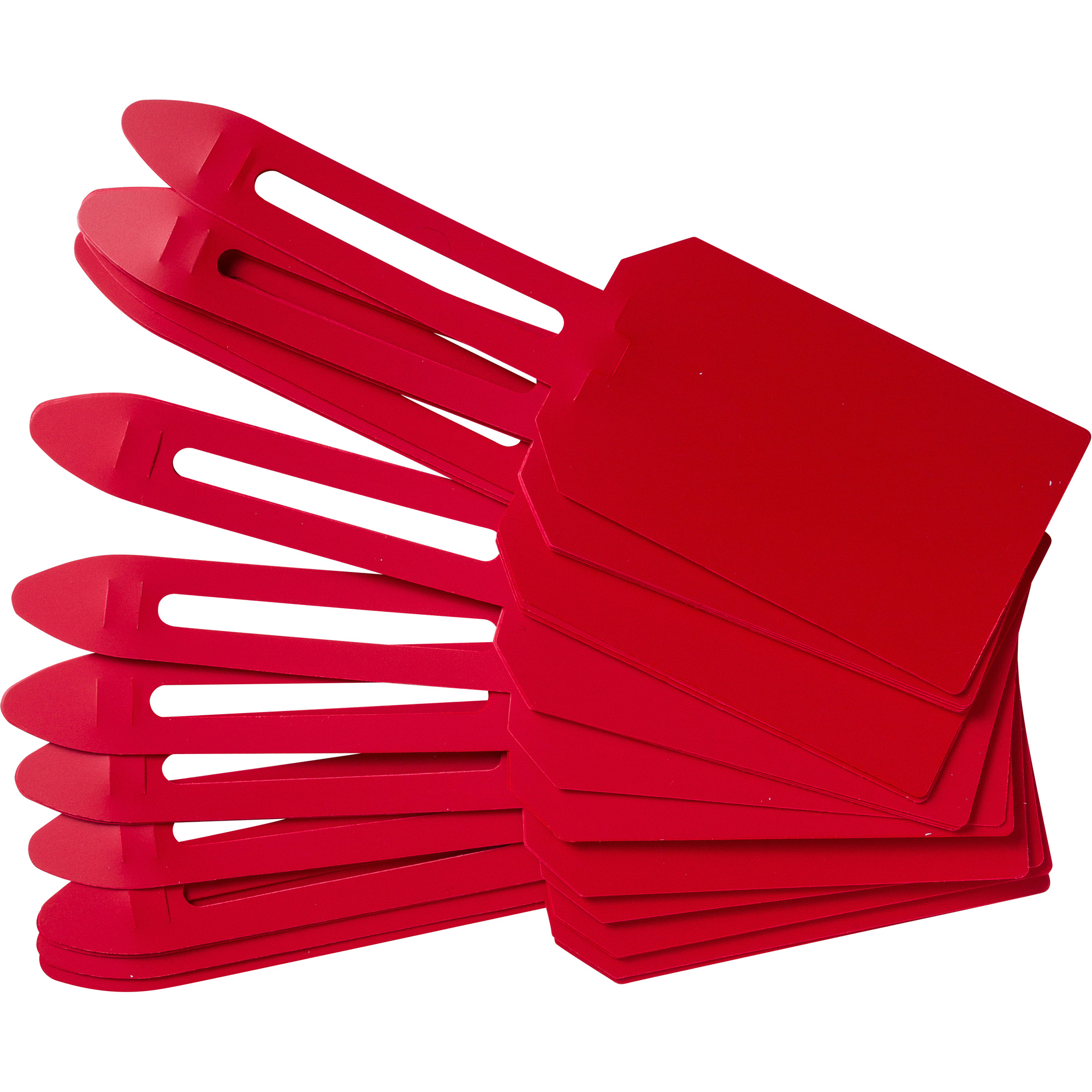 Étiquettes de cadenassage vierges en plastique, Plastique, 3-1/4" la x 5-4/5" h, Vierge