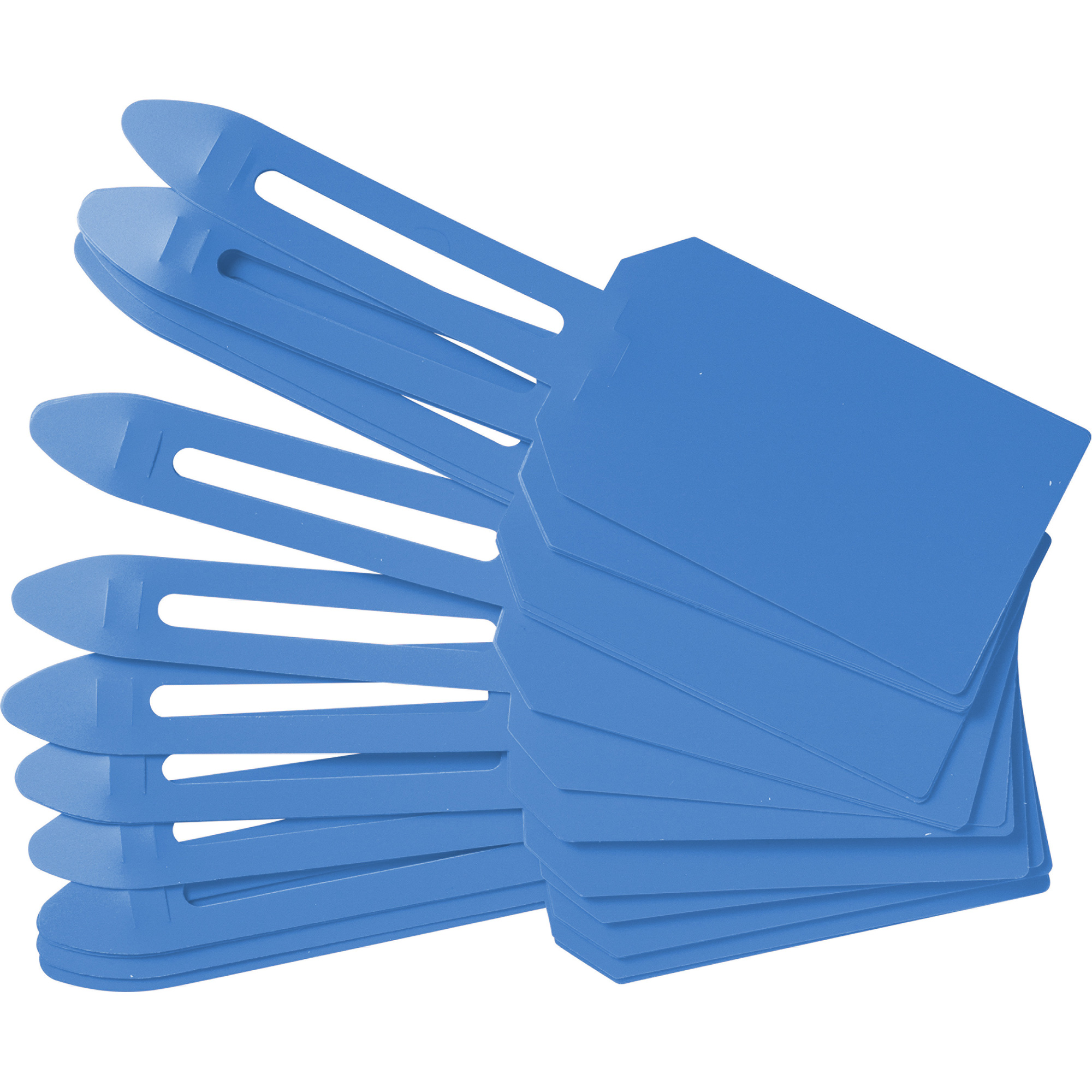 Étiquettes de cadenassage vierges en plastique, Plastique, 3-1/4" la x 5-4/5" h, Vierge