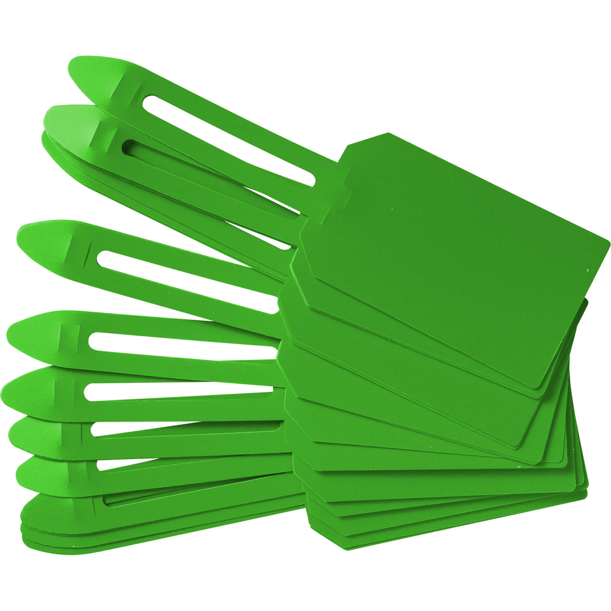 Étiquettes de cadenassage vierges en plastique, Plastique, 3-1/4" la x 5-4/5" h, Vierge