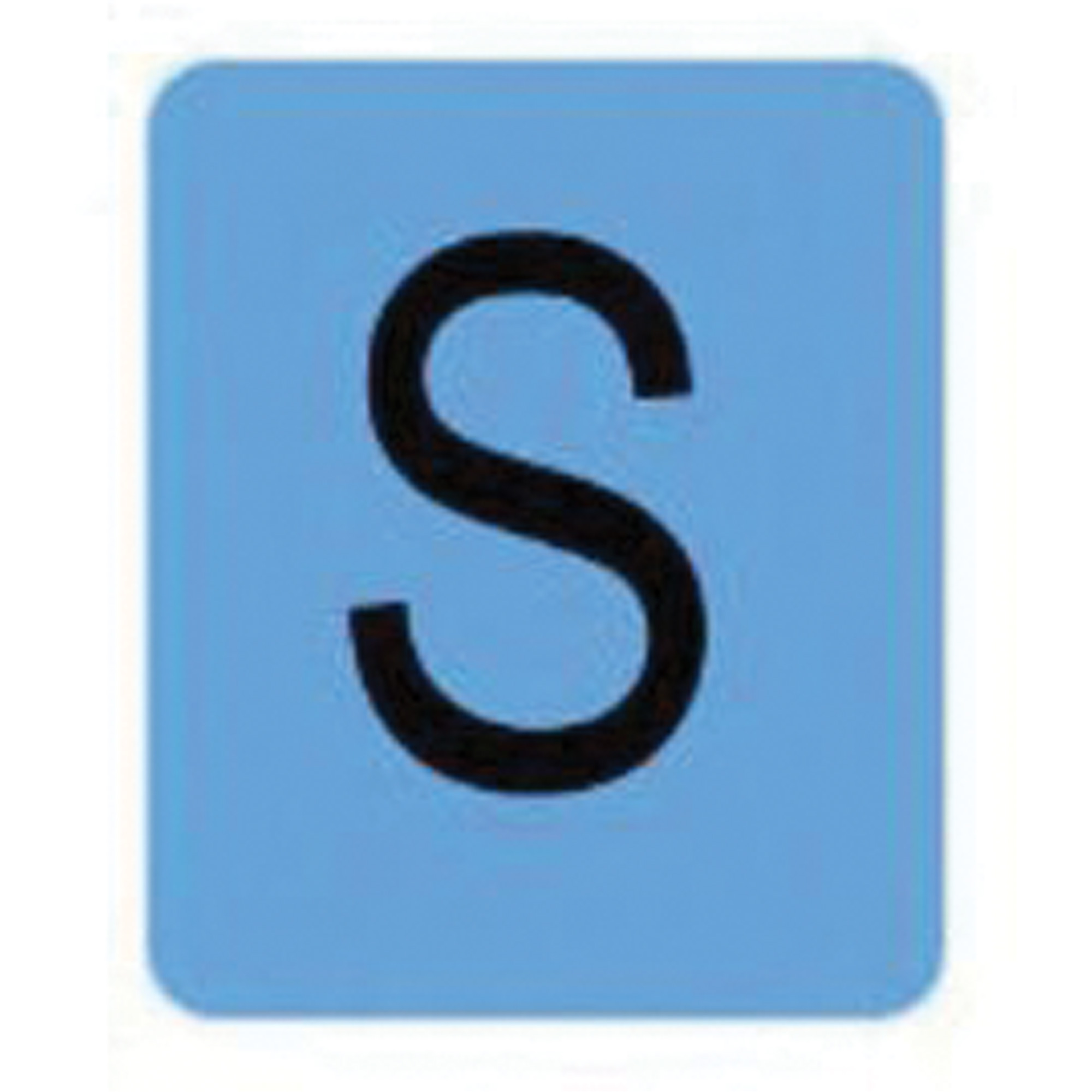 Étiquettes de lettres & chiffres gothiques individuels condensés Quick-AlignMD, S, 2" h, Noir