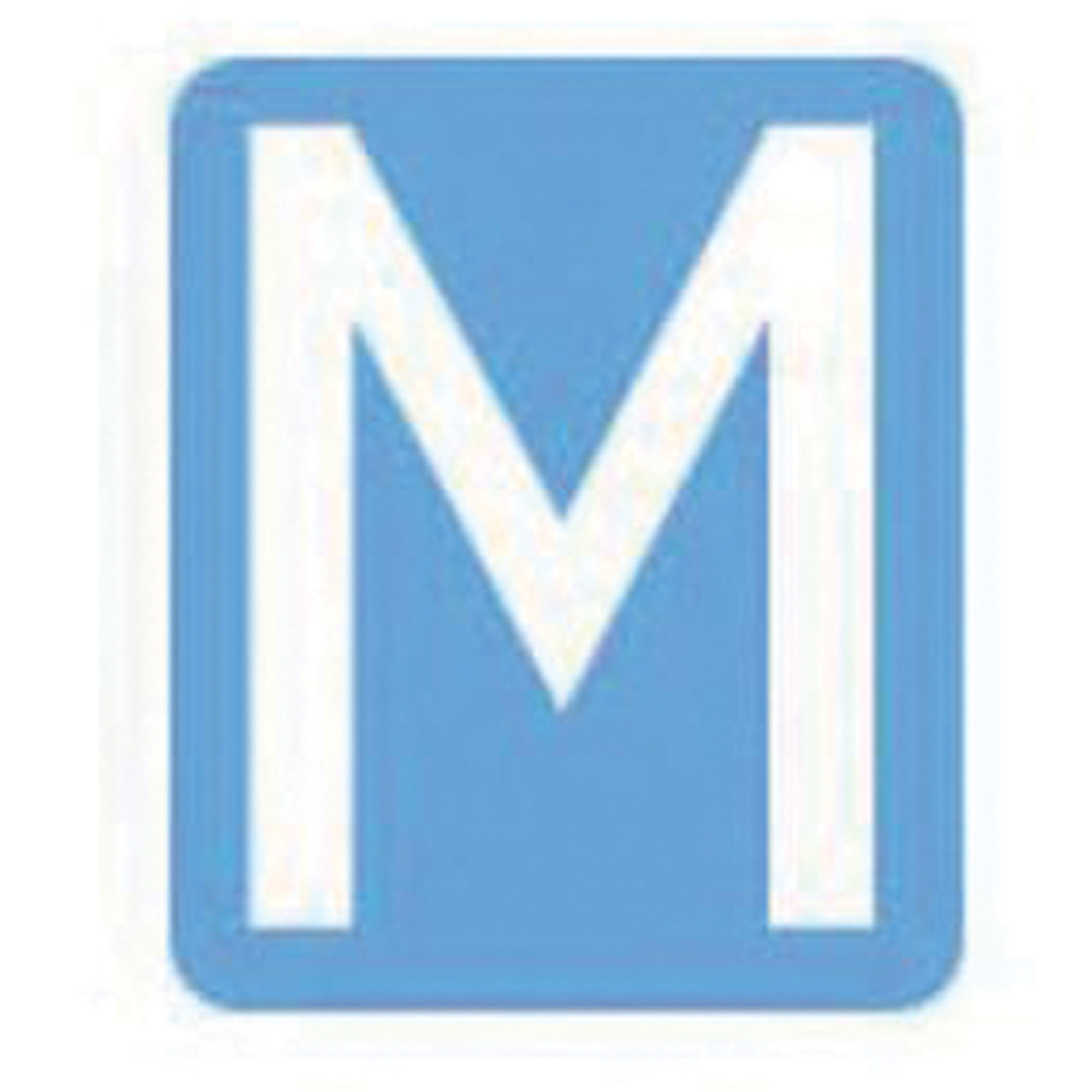 Étiquettes de lettres & chiffres gothiques individuels Quick-AlignMD, M, 3" h, Blanc