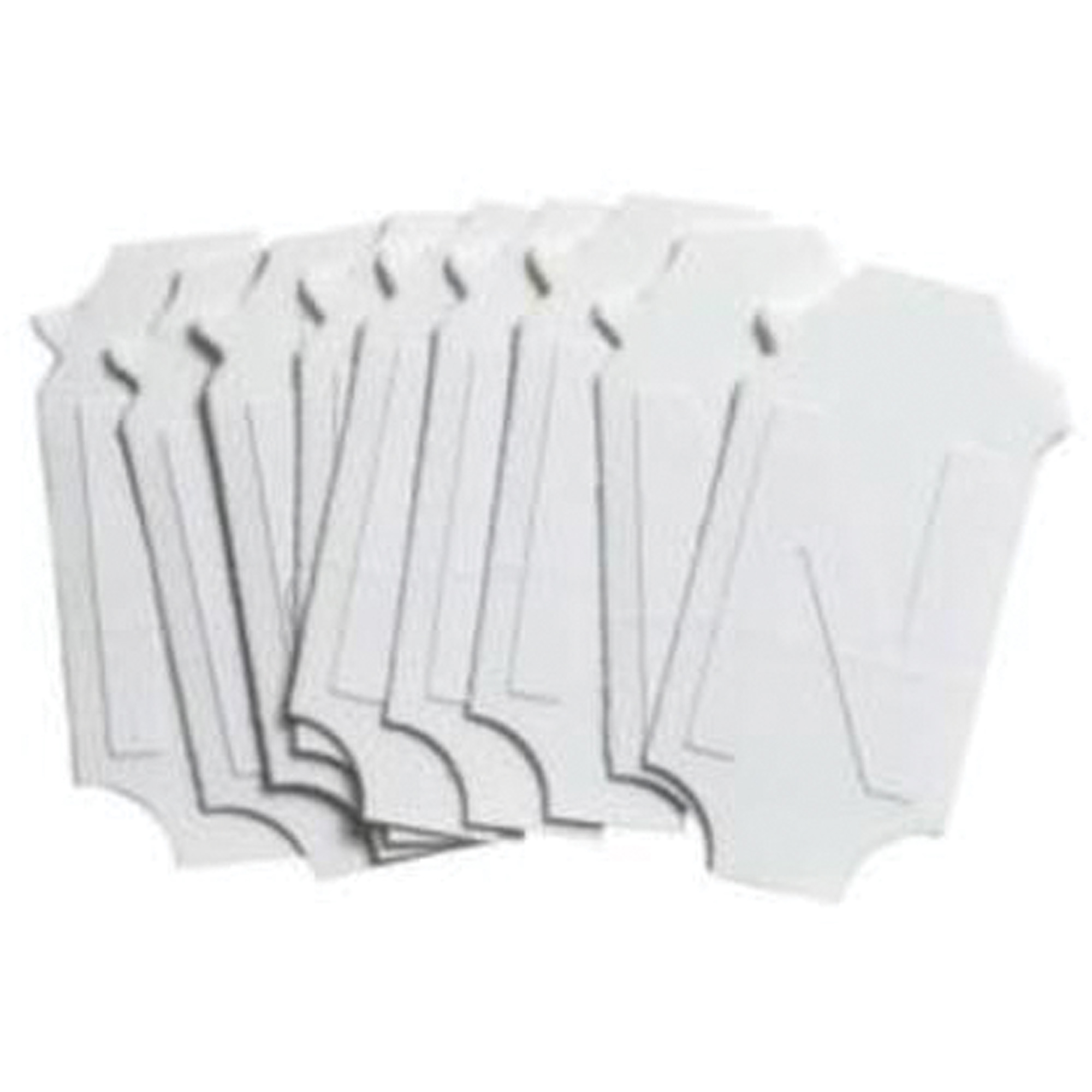 Étiquettes de lettres & chiffres gothiques individuels Quick-AlignMD, N, 2" h, Blanc