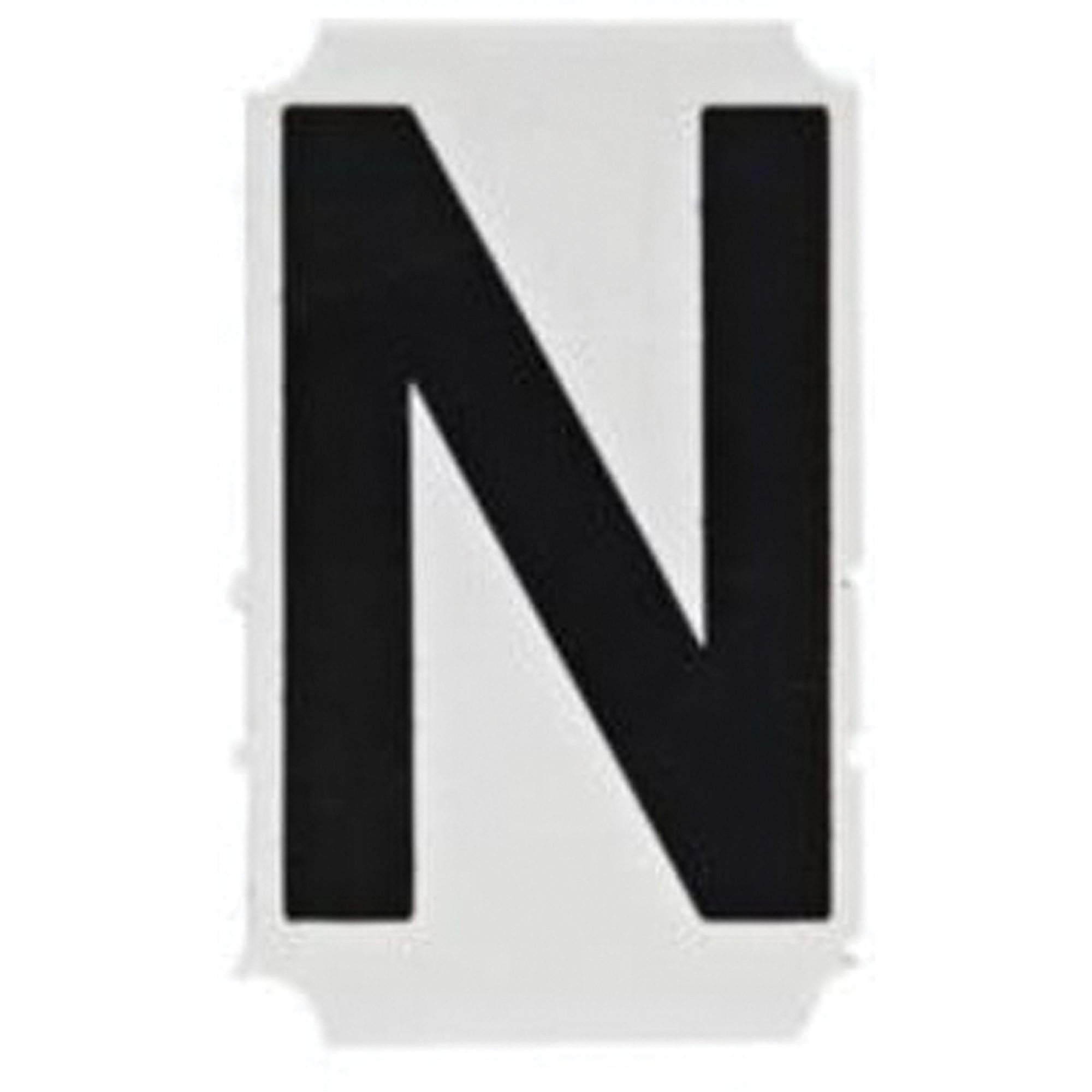 Étiquettes de lettres & chiffres gothiques individuels Quick-AlignMD, N, 2" h, Noir