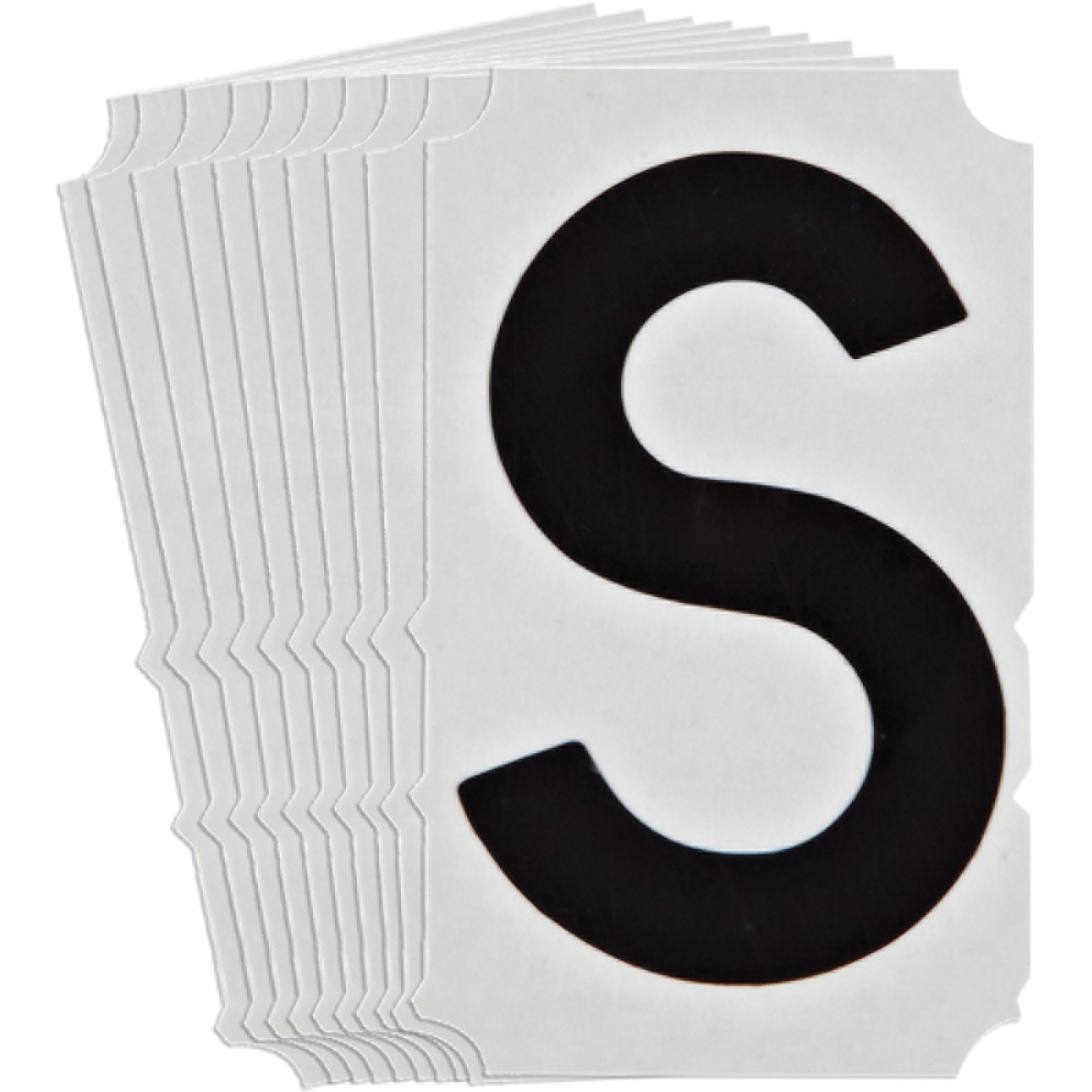 Étiquettes de lettres & chiffres gothiques individuels Quick-AlignMD, S, 4" h, Noir