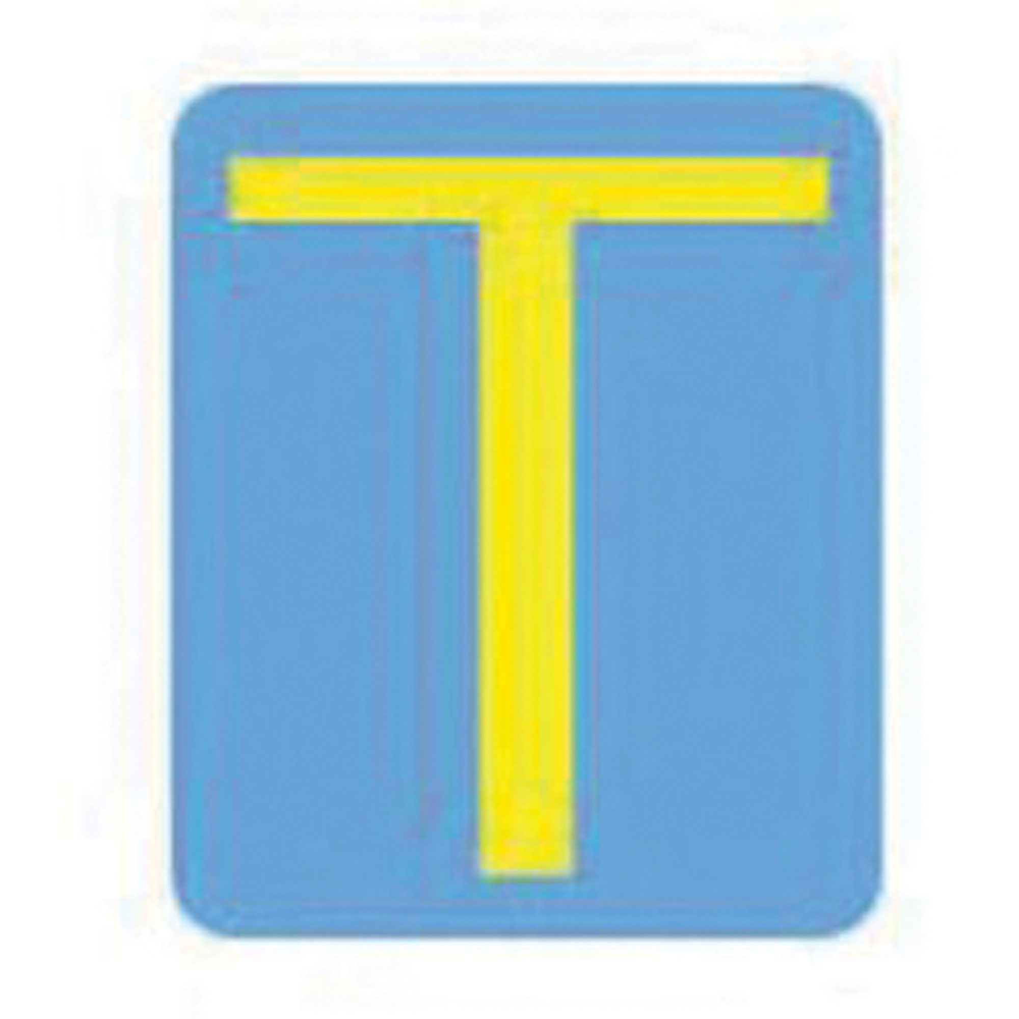 Étiquettes de lettres & chiffres gothiques individuels Quick-AlignMD, T, 2" h, Jaune