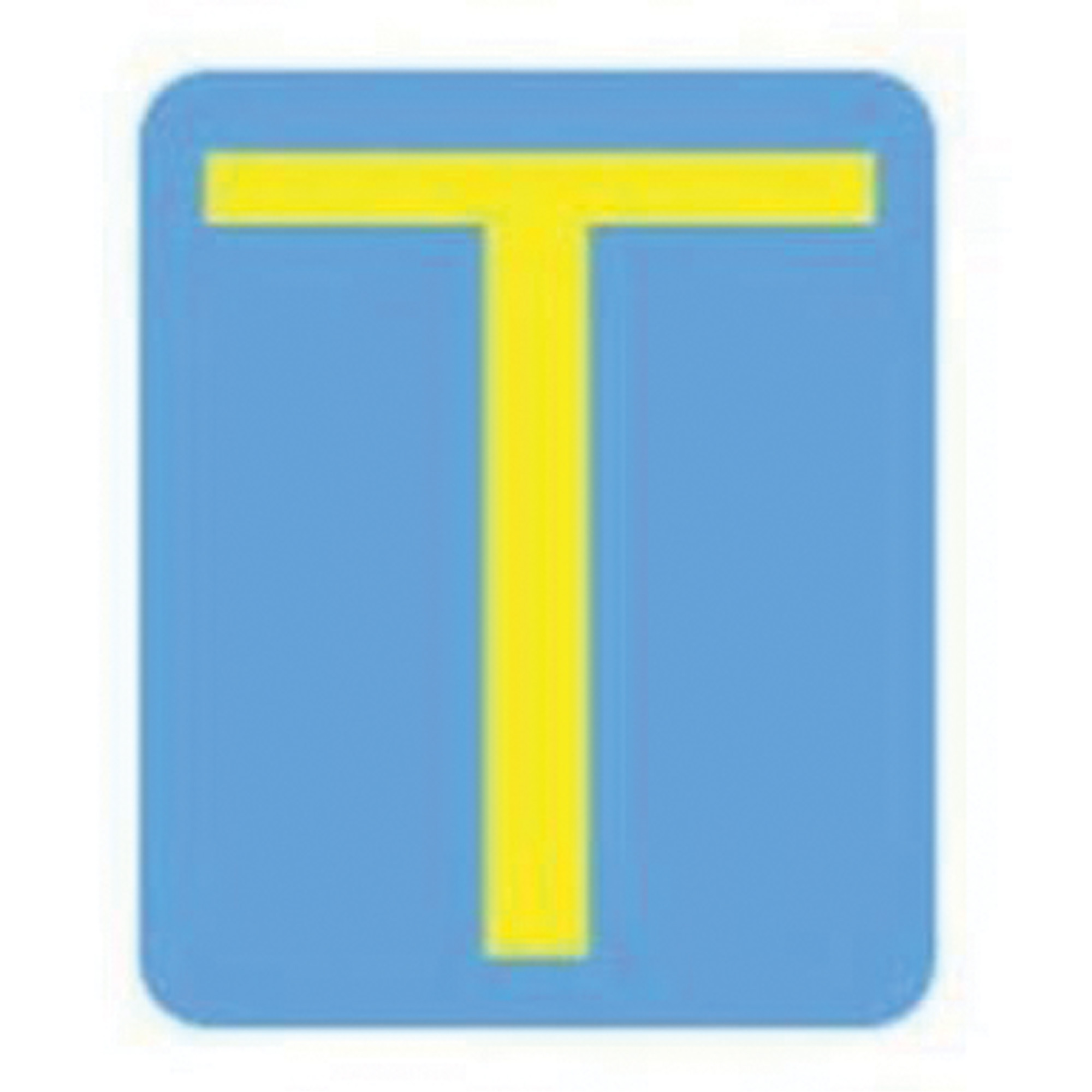 Étiquettes de lettres & chiffres gothiques individuels Quick-AlignMD, T, 3" h, Jaune