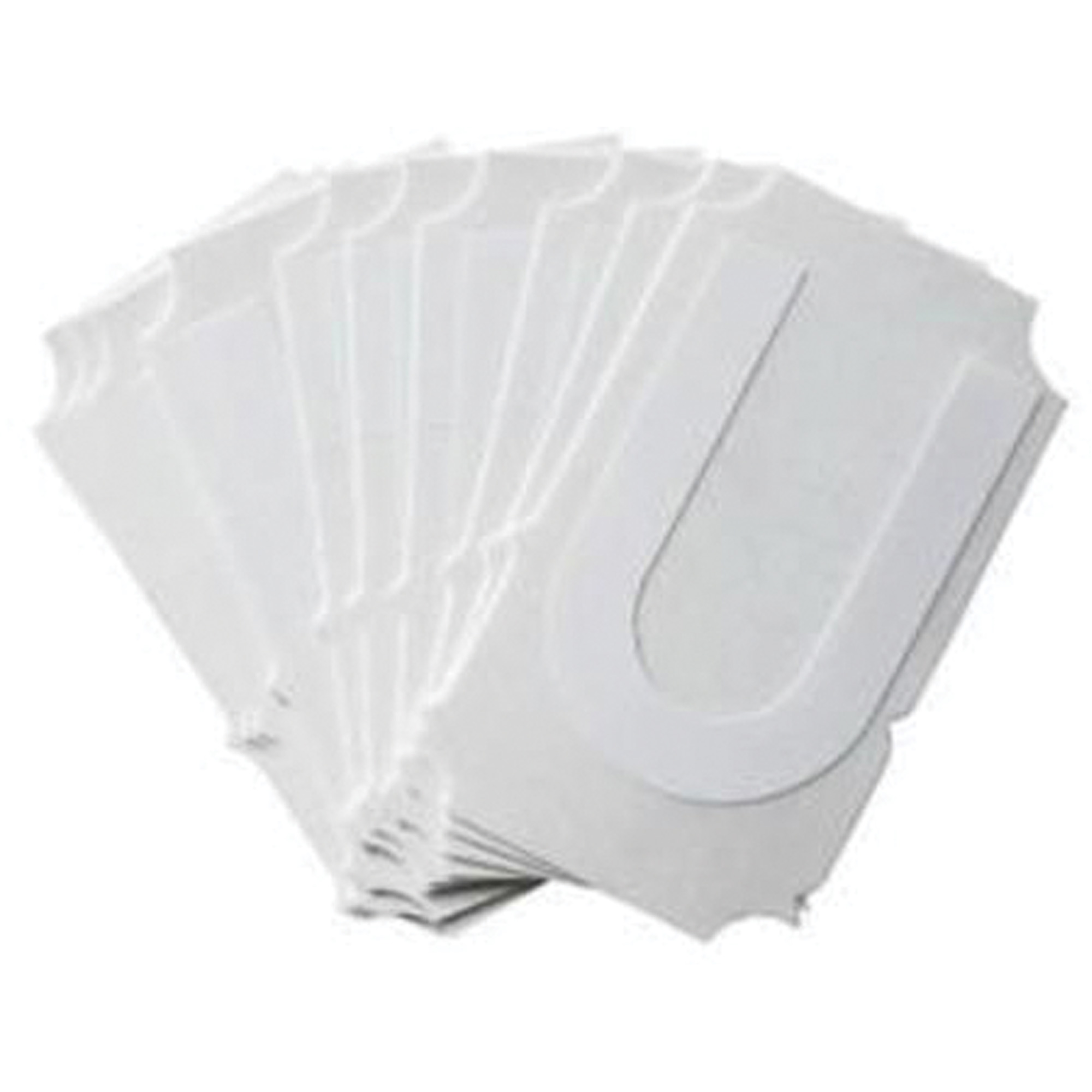 Étiquettes de lettres & chiffres gothiques individuels Quick-AlignMD, U, 2" h, Blanc