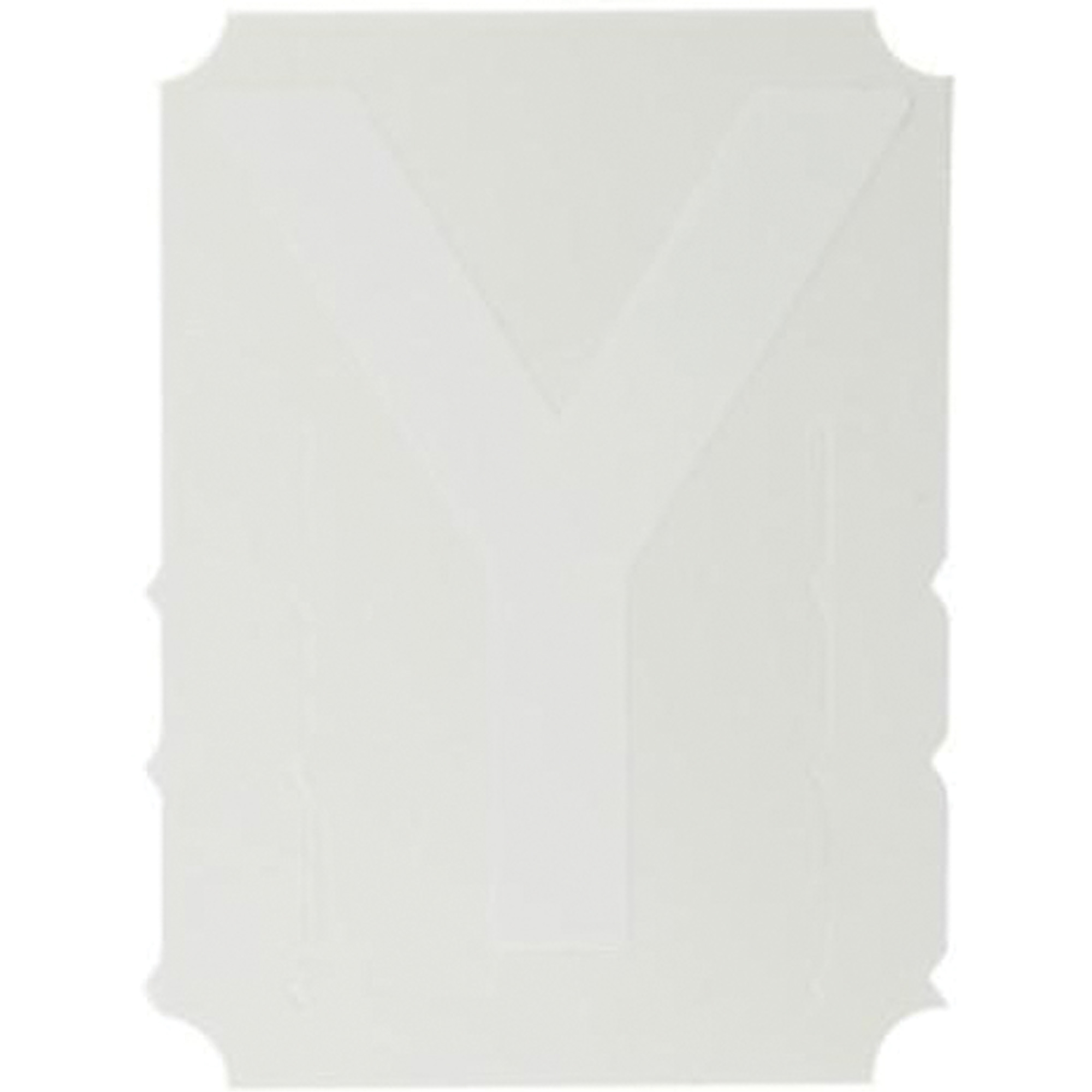 Étiquettes de lettres & chiffres gothiques individuels Quick-AlignMD, Y, 3" h, Blanc