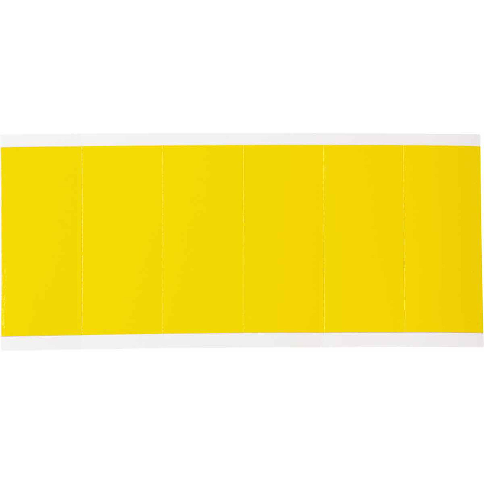 Étiquettes de lettres & chiffres individuels repositionnables, Vierge, 3" h, Jaune