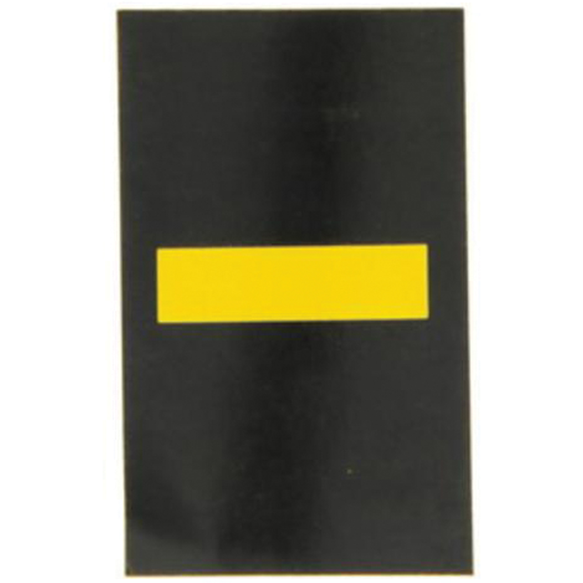 Étiquettes de lettres & chiffres réfléchissants individuels, Tiret (-), 2-1/2" h, Jaune sur noir