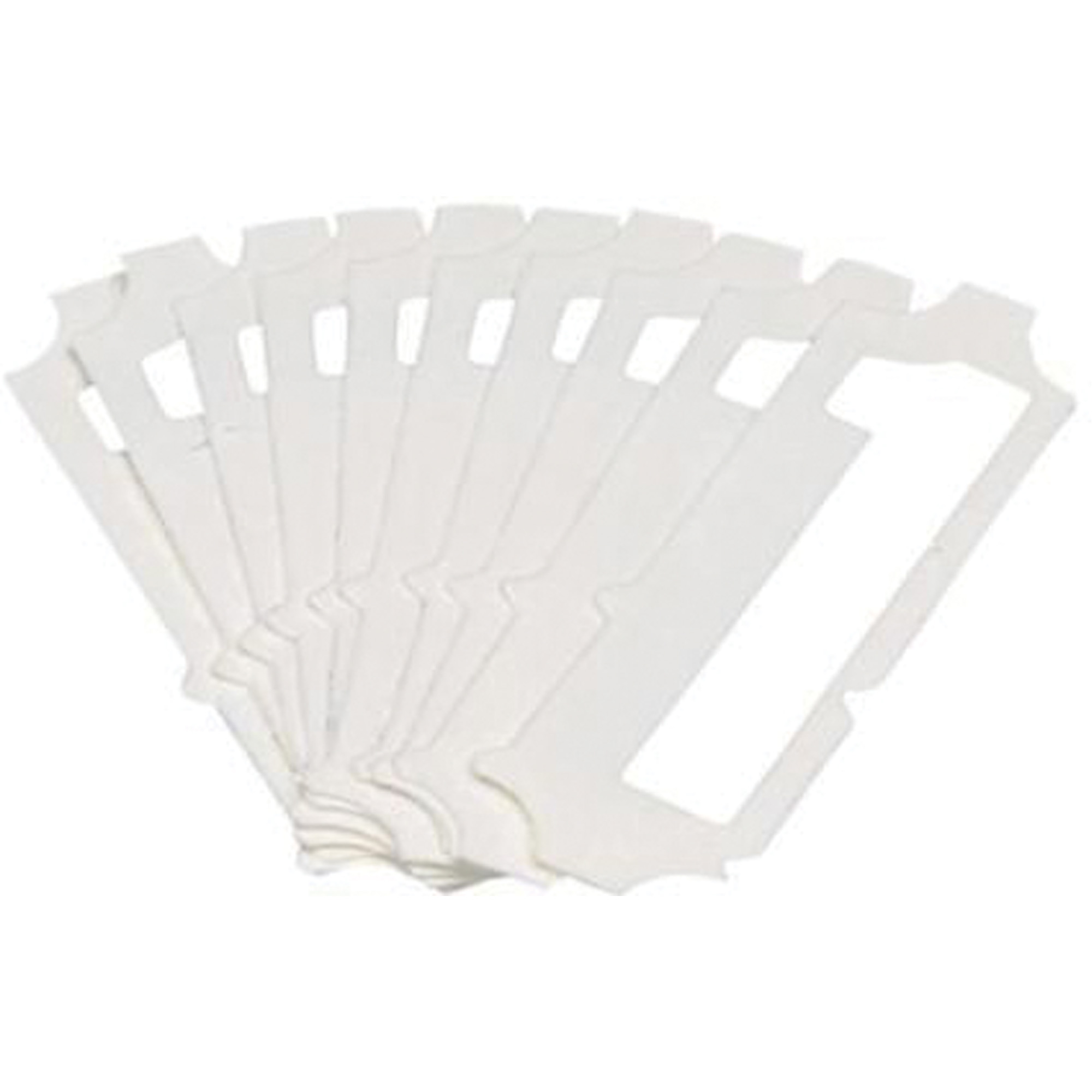 Étiquettes de lettres et chiffres gothiques individuels Quick-AlignMD, 1, 2" h, Blanc