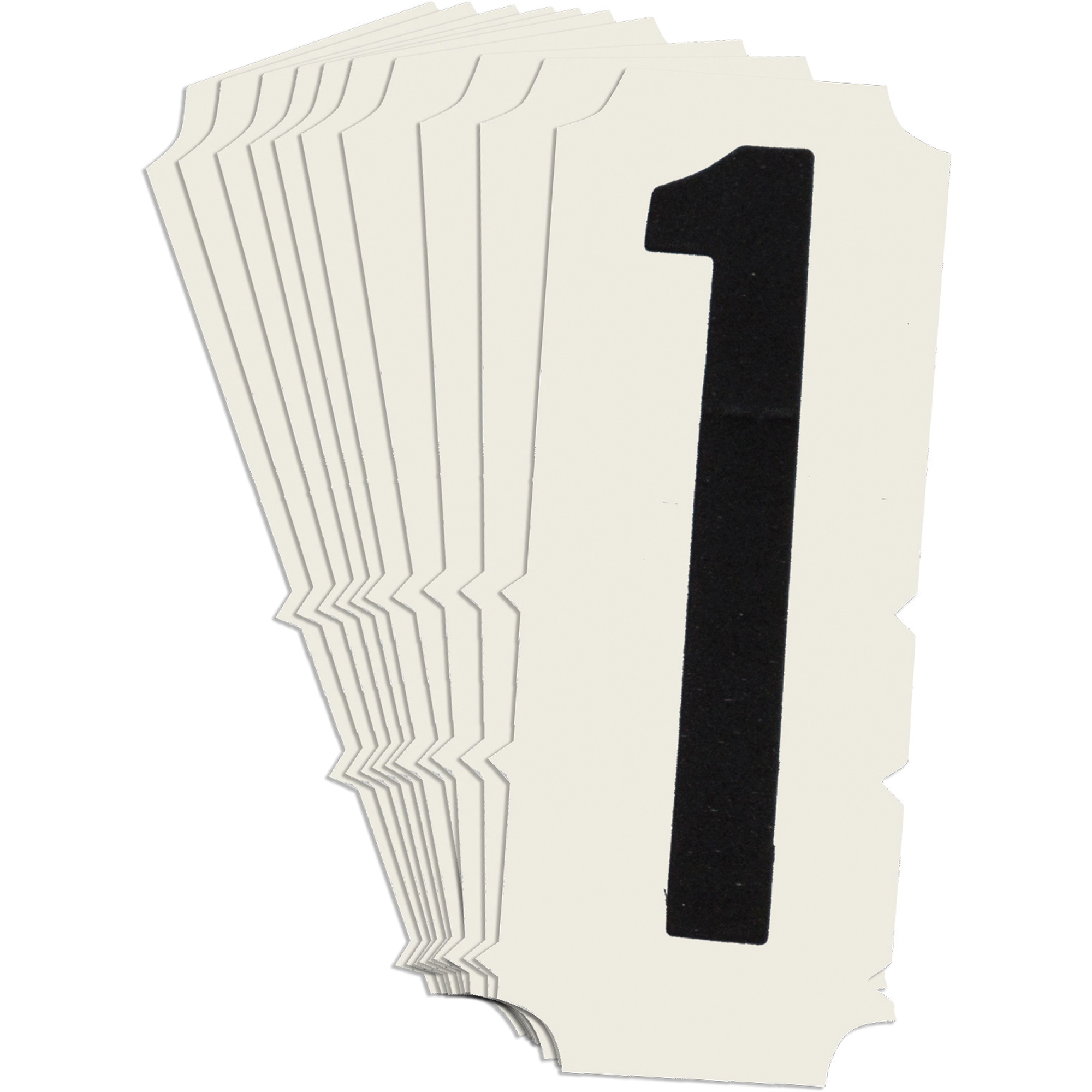 Étiquettes de lettres et chiffres gothiques individuels Quick-AlignMD, 1, 2" h, Noir