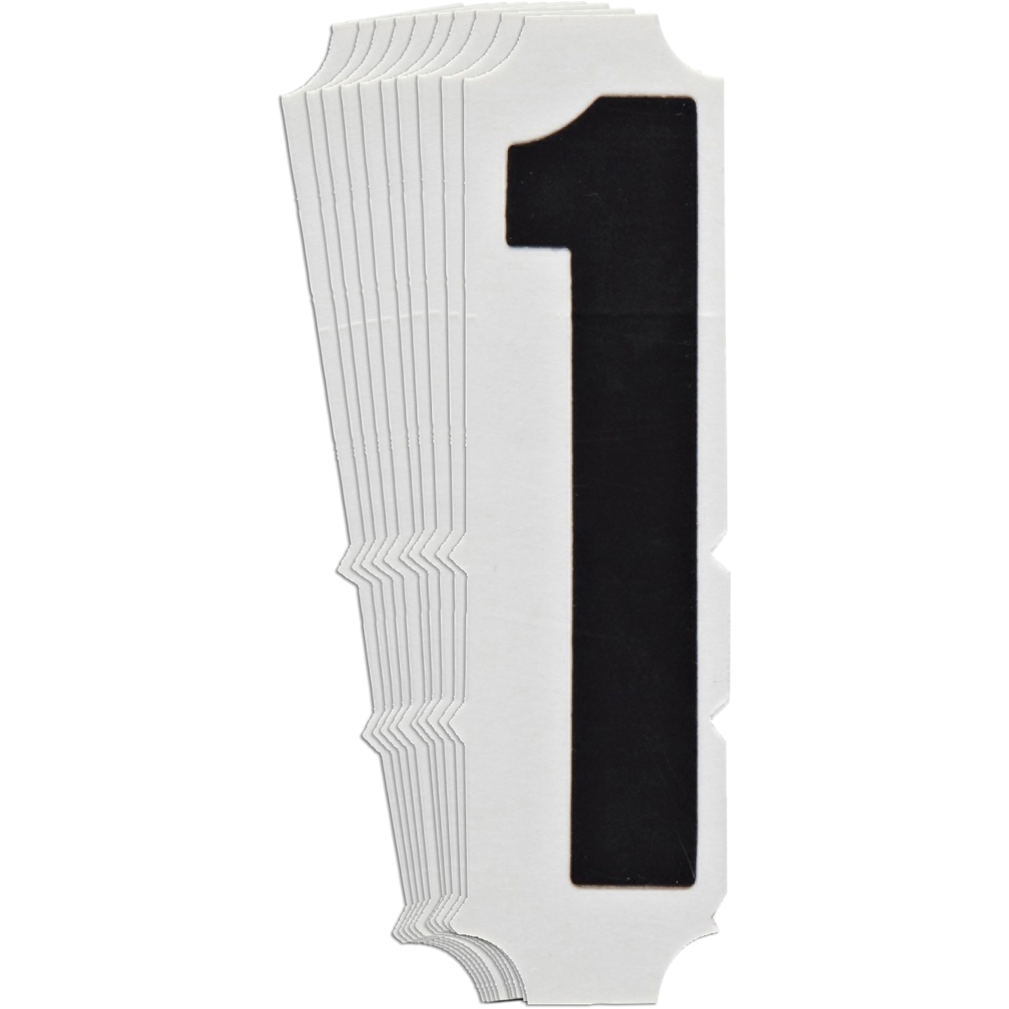 Étiquettes de lettres et chiffres gothiques individuels Quick-AlignMD, 1, 6" h, Noir