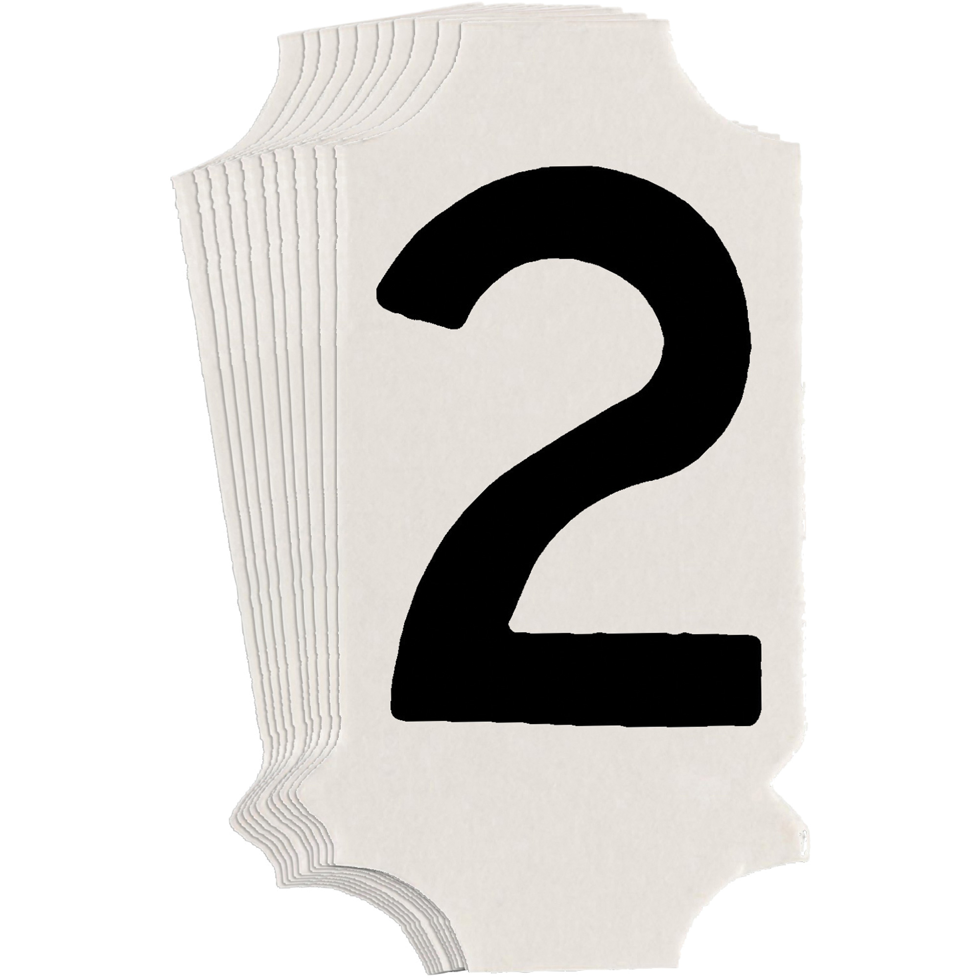 Étiquettes de lettres et chiffres gothiques individuels Quick-AlignMD, 2, 1" h, Noir