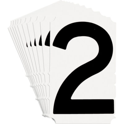 Étiquettes de lettres et chiffres gothiques individuels Quick-AlignMD, 2, 6" h, Noir