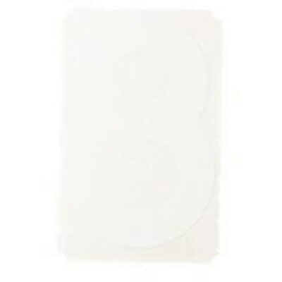 Étiquettes de lettres et chiffres gothiques individuels Quick-AlignMD, 3, 2" h, Blanc
